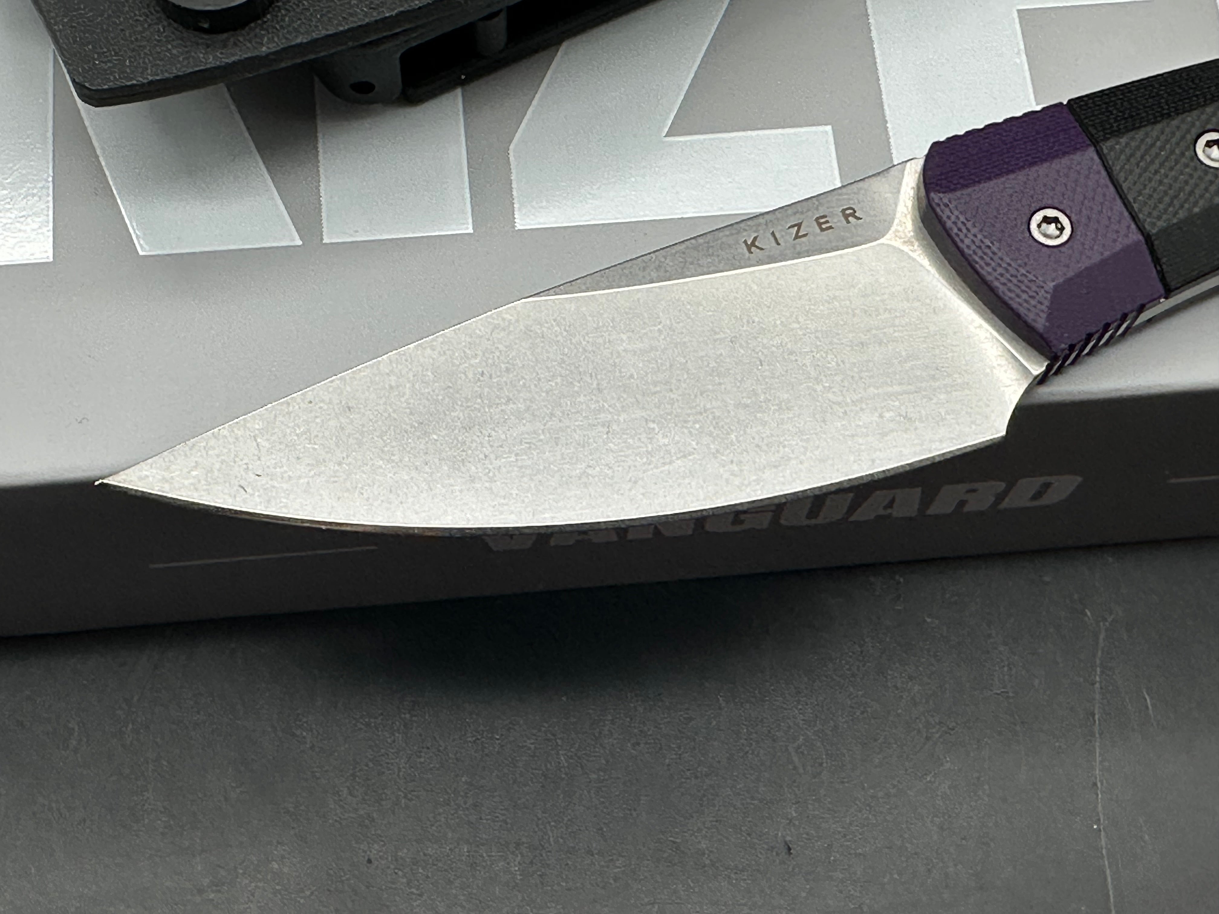 Kizer Momo Fixed Blade AEBL Blade