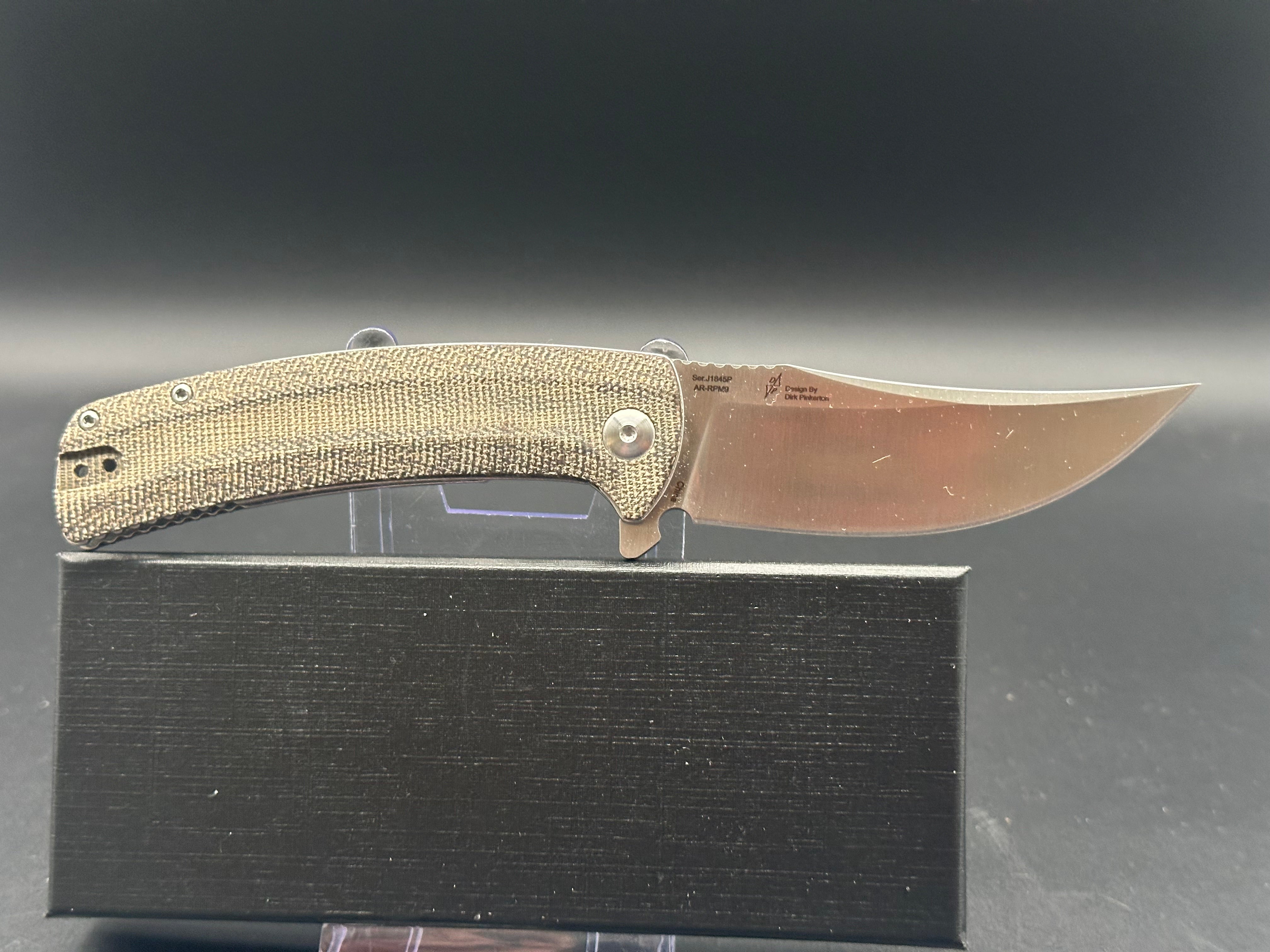 ARTISAN CUTLERY Arroyo Green Micarta scales