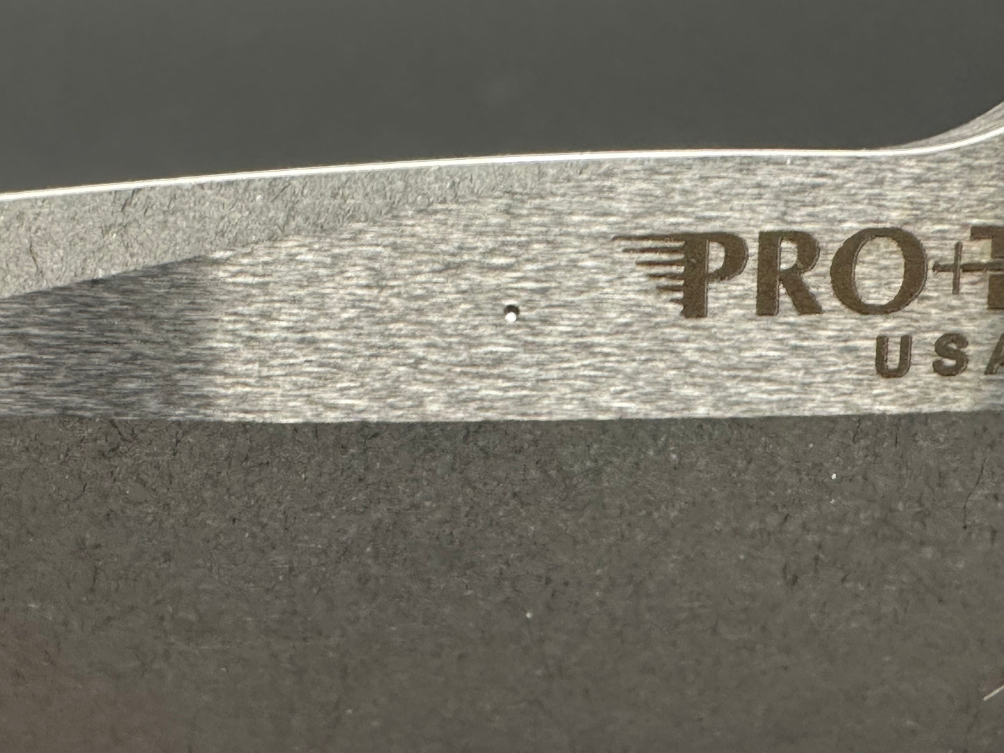 Pro-Tech Les George Rockeye Automatic Knife Black Knurling (3.4" Stonewash)