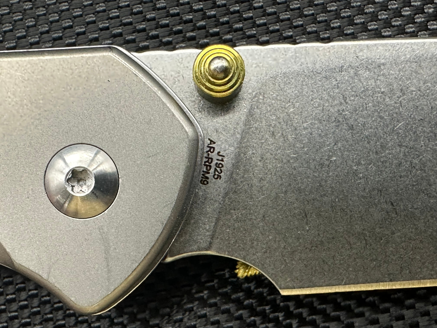 CJRB Pyrite Pakawood Knife Center Exclusive