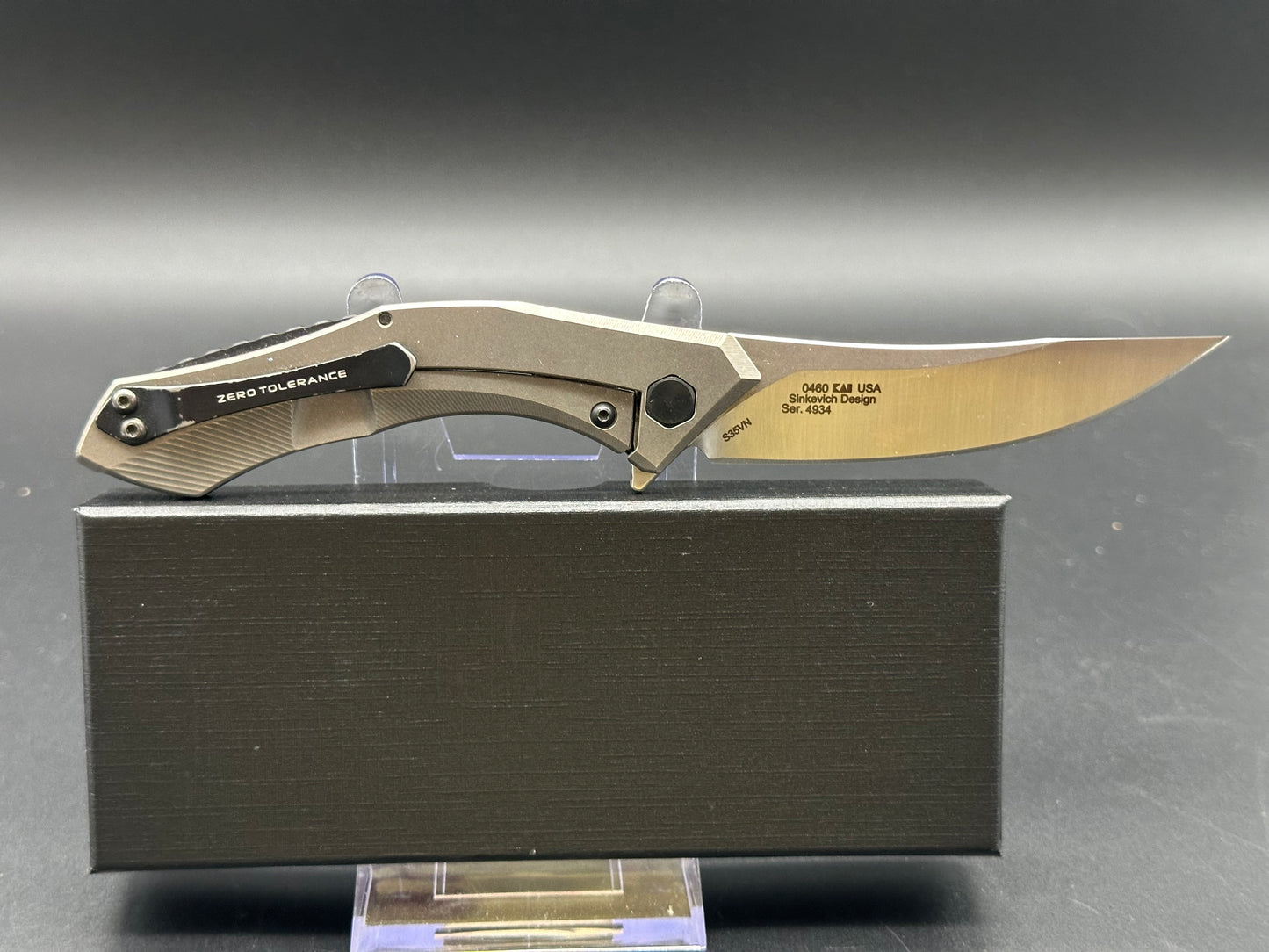 Zero Tolerance Sinkevich 0460CF Flipper Knife Carbon Fiber