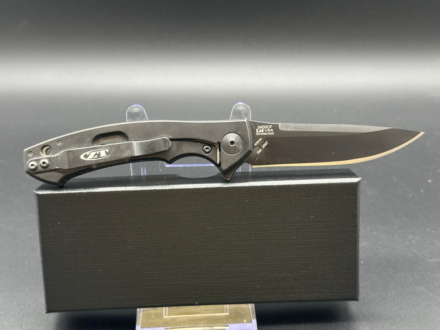 Zero Tolerance Sinkevich 0450CF Flipper Knife Carbon Fiber