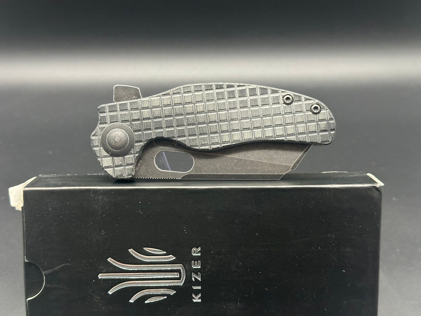 Kizer Sheepdog Reylight LTD Edition Frag Micarta