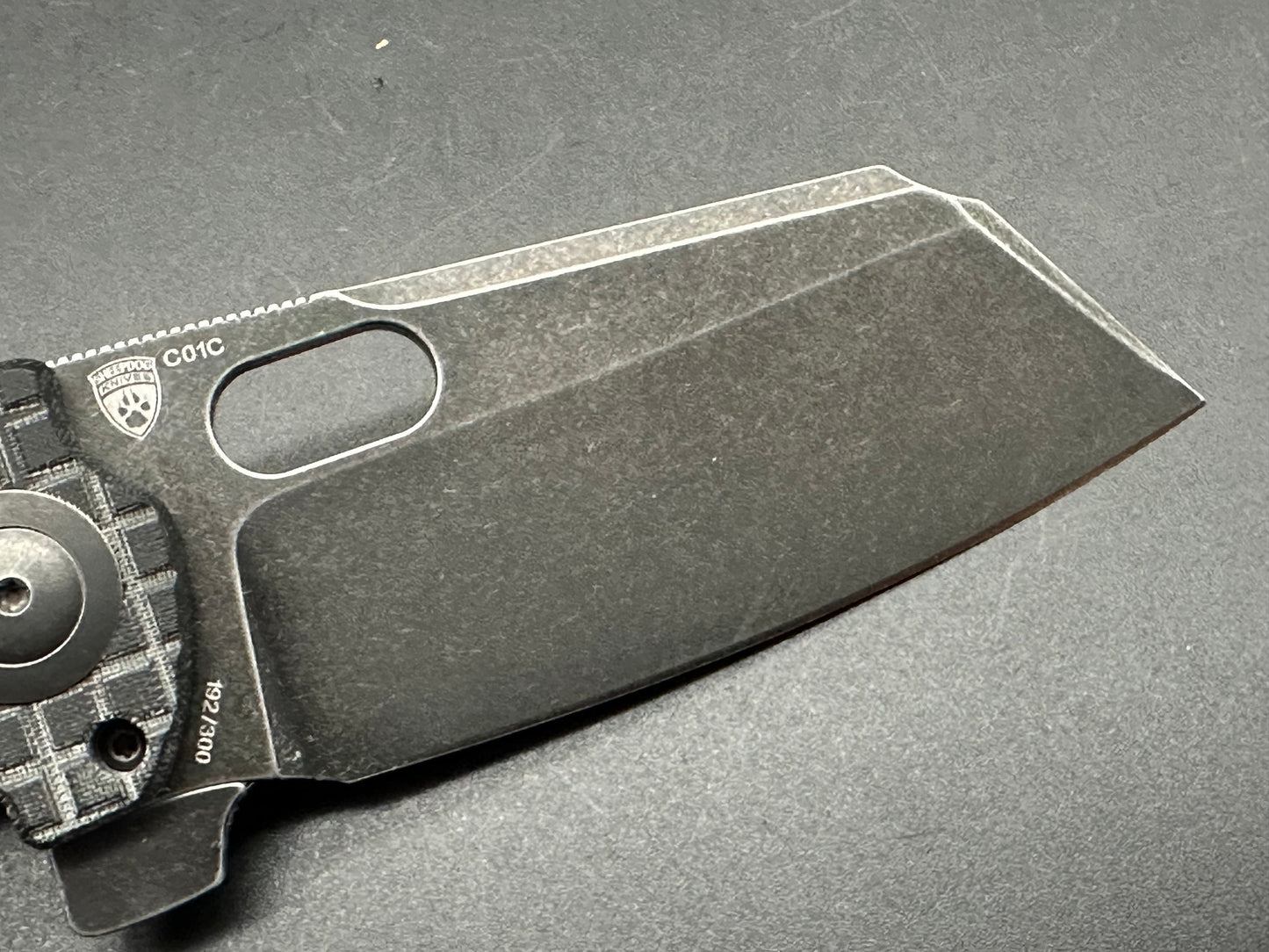 Kizer Sheepdog Reylight LTD Edition Frag Micarta