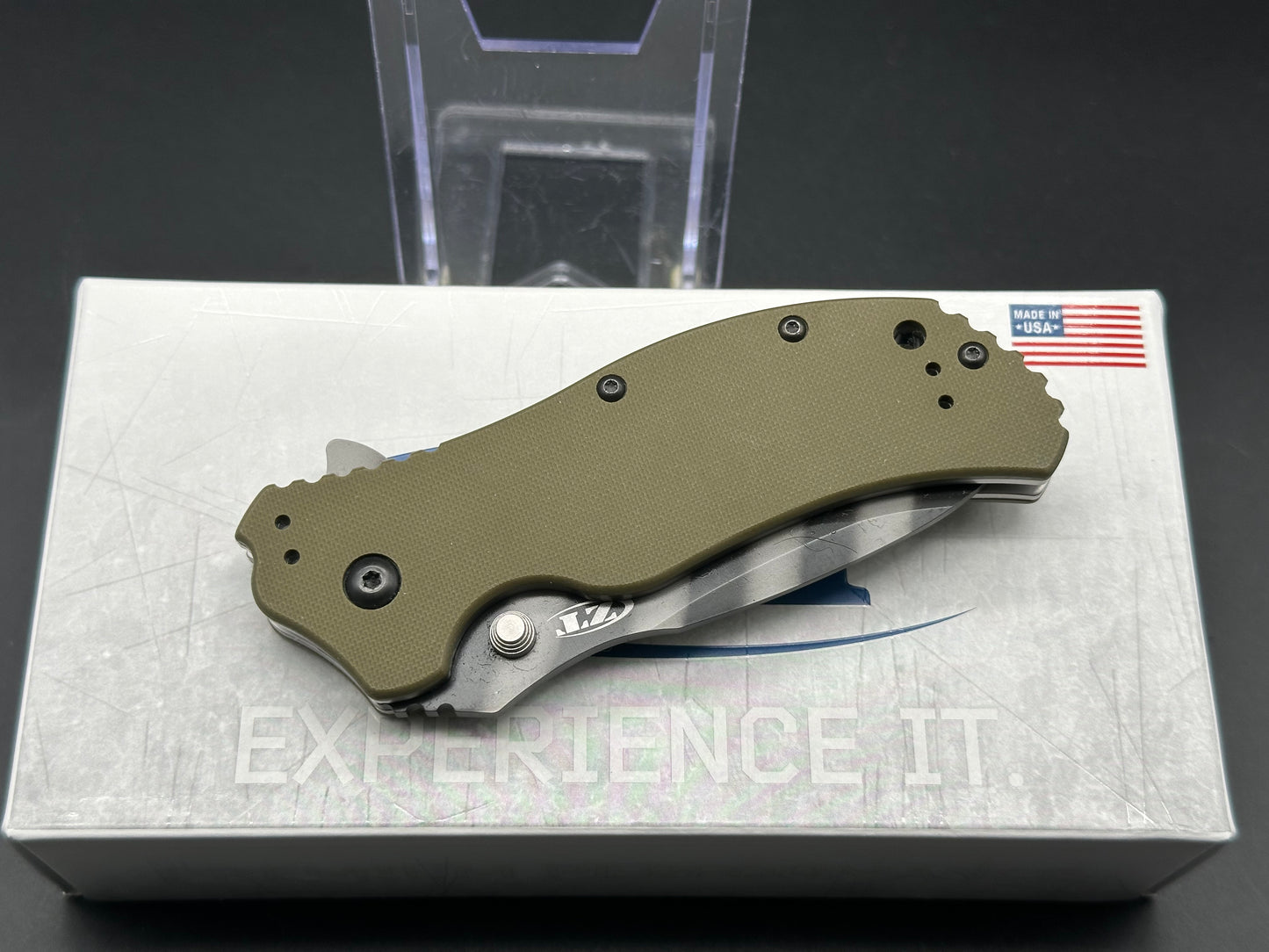 Zero Tolerance 0350 MagnaCut Knife Assisted Opening OD Green G-10 (3.2")