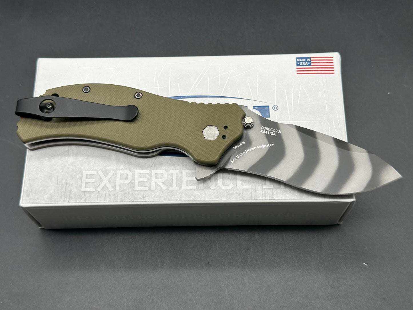 Zero Tolerance 0350 MagnaCut Knife Assisted Opening OD Green G-10 (3.2")