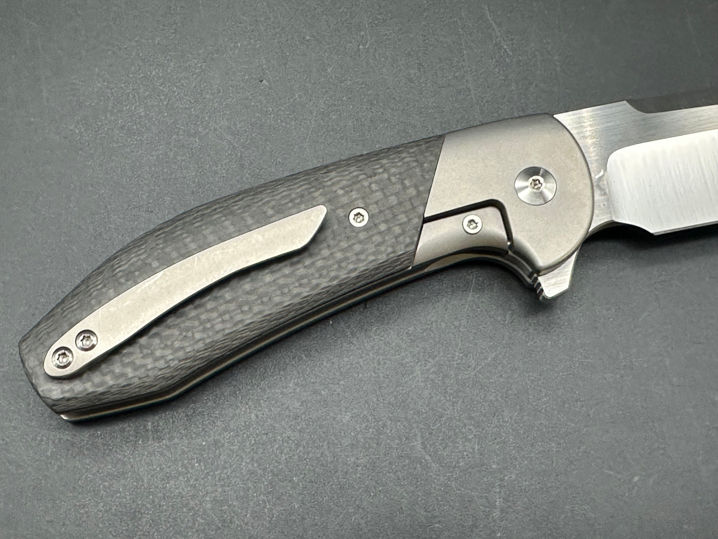 Varga VBR MkII 3.5" M390 Blade with Titanium & Carbon Fiber Handle