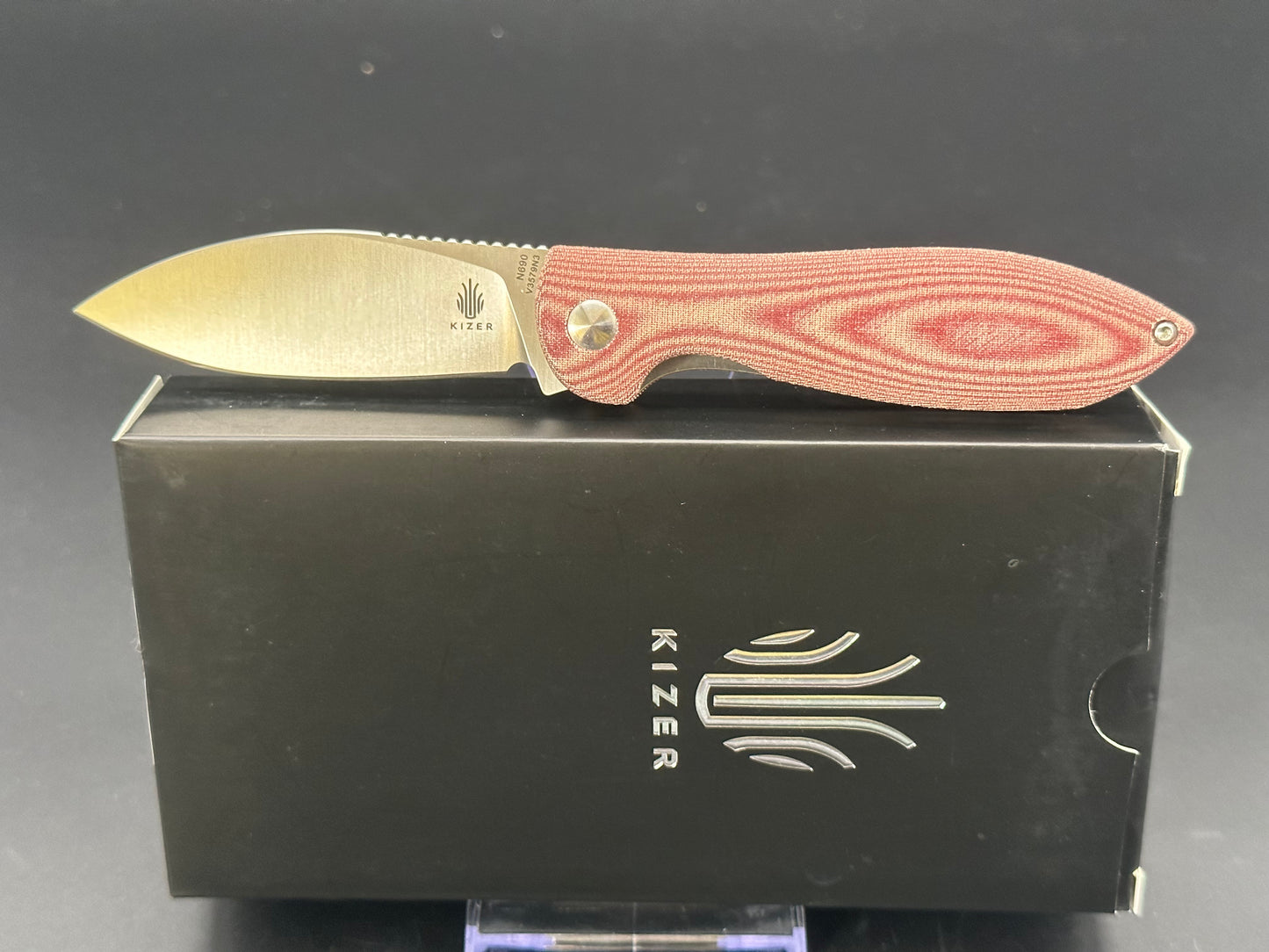 Kizer Infinity Red micarta