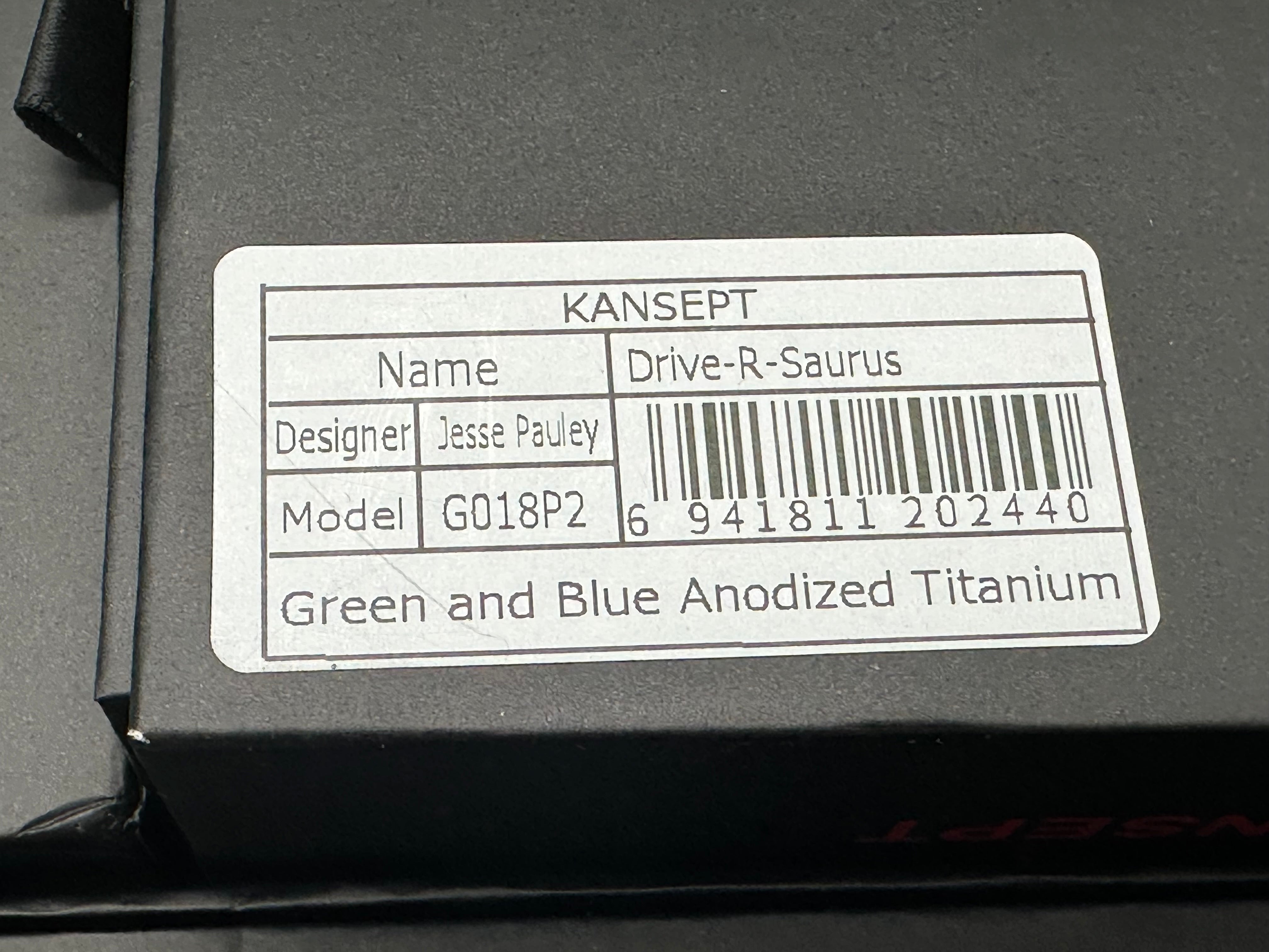 Kansept EDC combo deal Flaschenöffner Geist/Drive-R-Saurus and Customizer