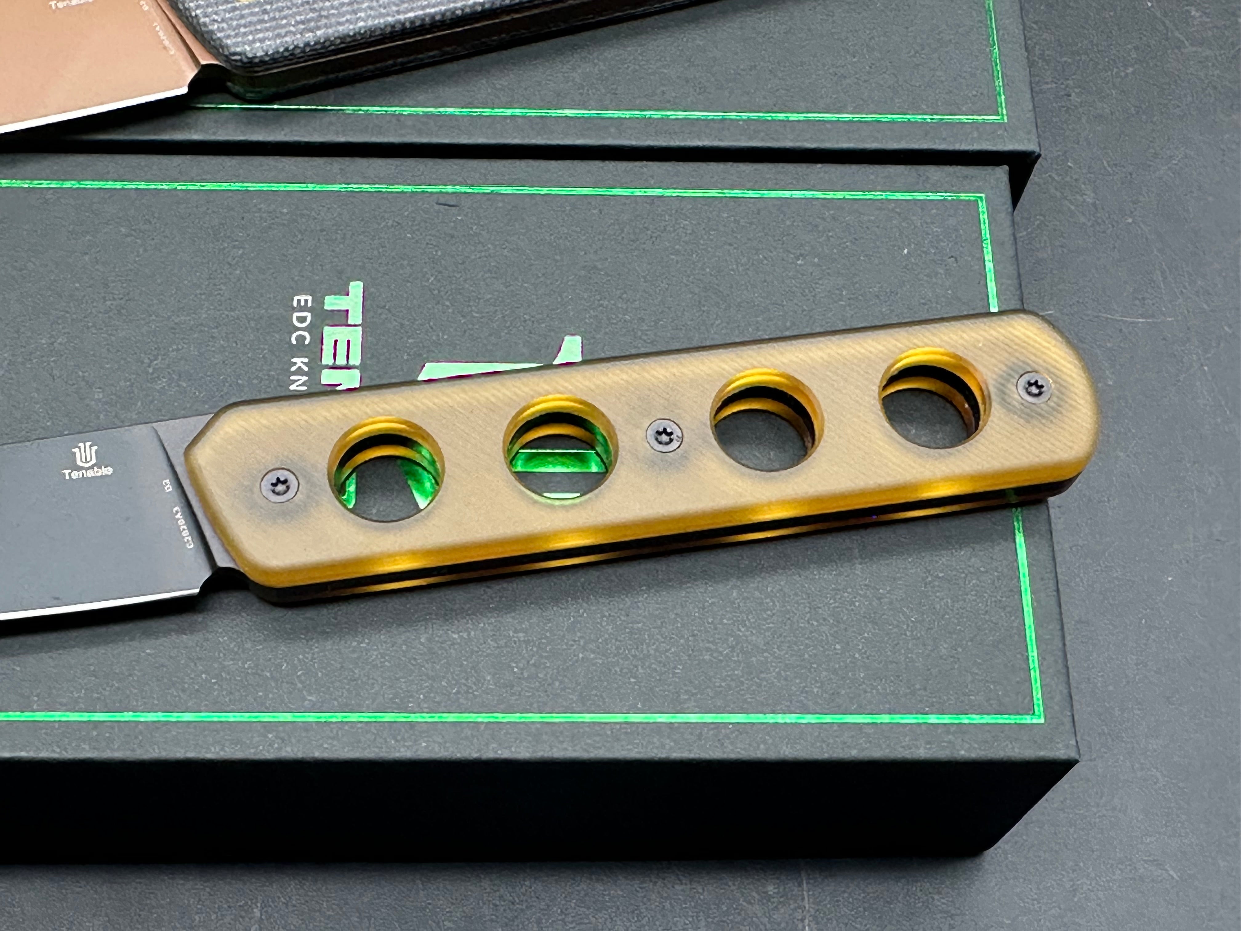 2- Tenable Foosa knives PEI and micarta
