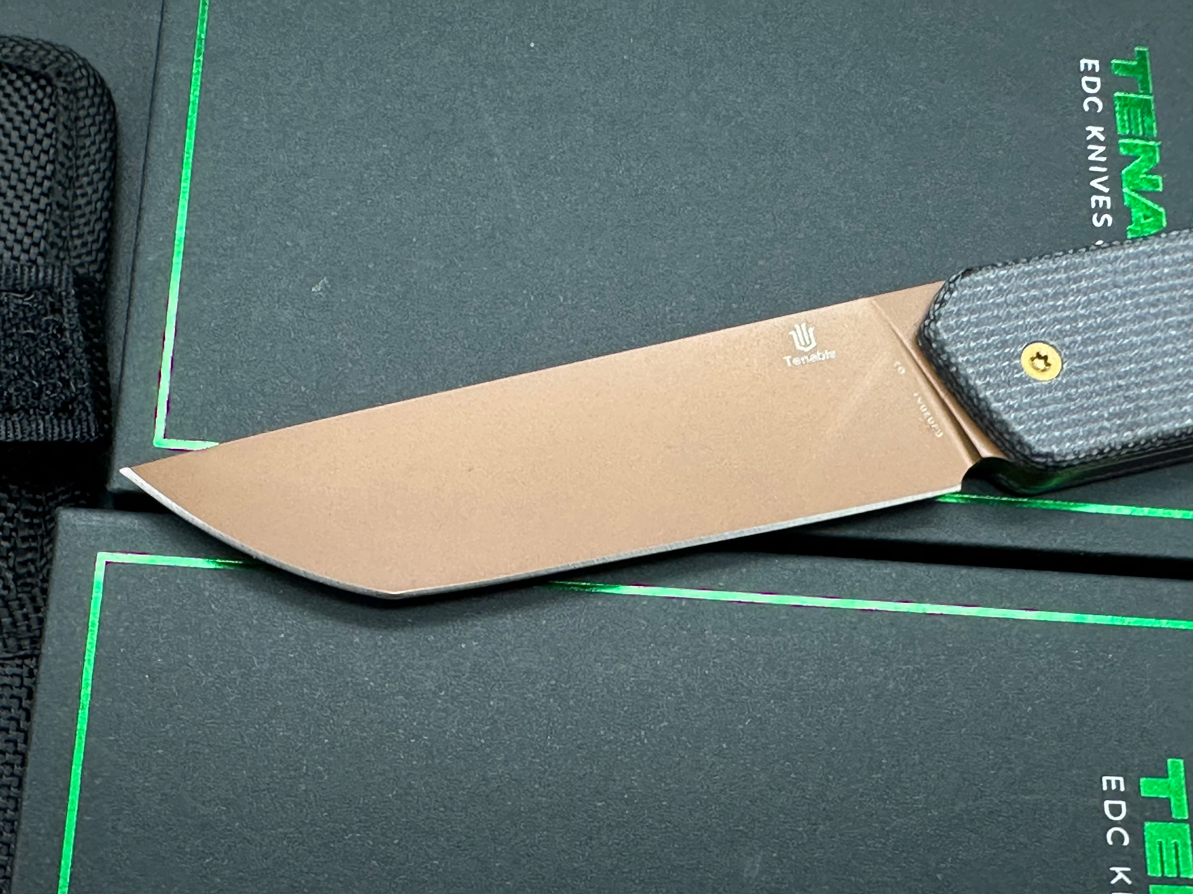 2- Tenable Foosa knives PEI and micarta