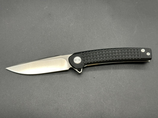 XTOUC XT01A 3.15" D2 Blade with Black G10 Frag Handle