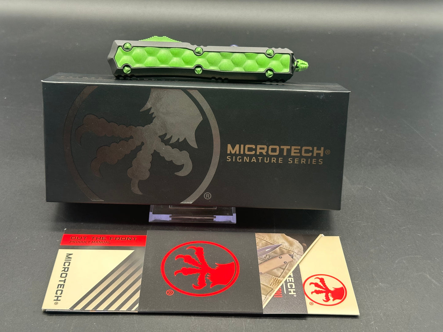 Microtech Makora Green Mamba M390 D/E