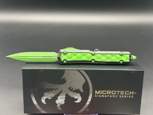 Microtech Makora Green Mamba M390 D/E