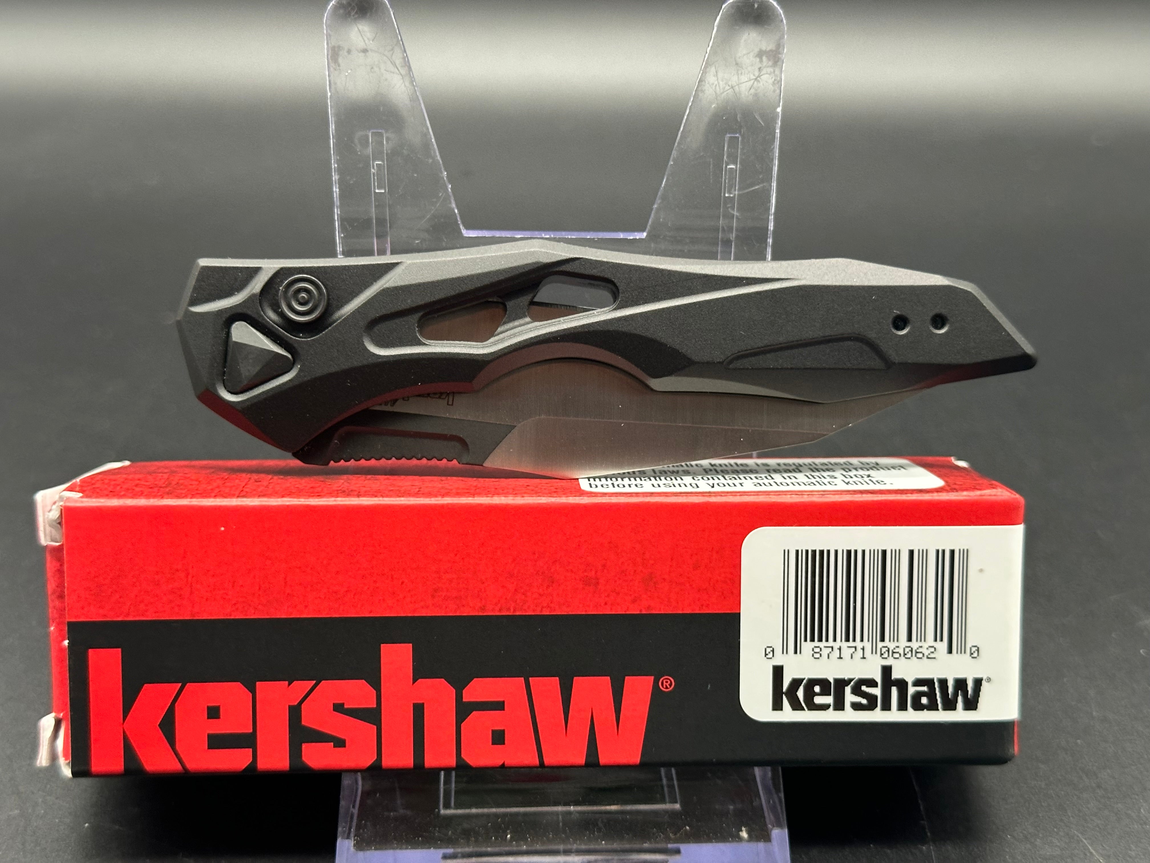 Kershaw Launch 13 Automatic Knife Black Aluminum (3.5" Black)