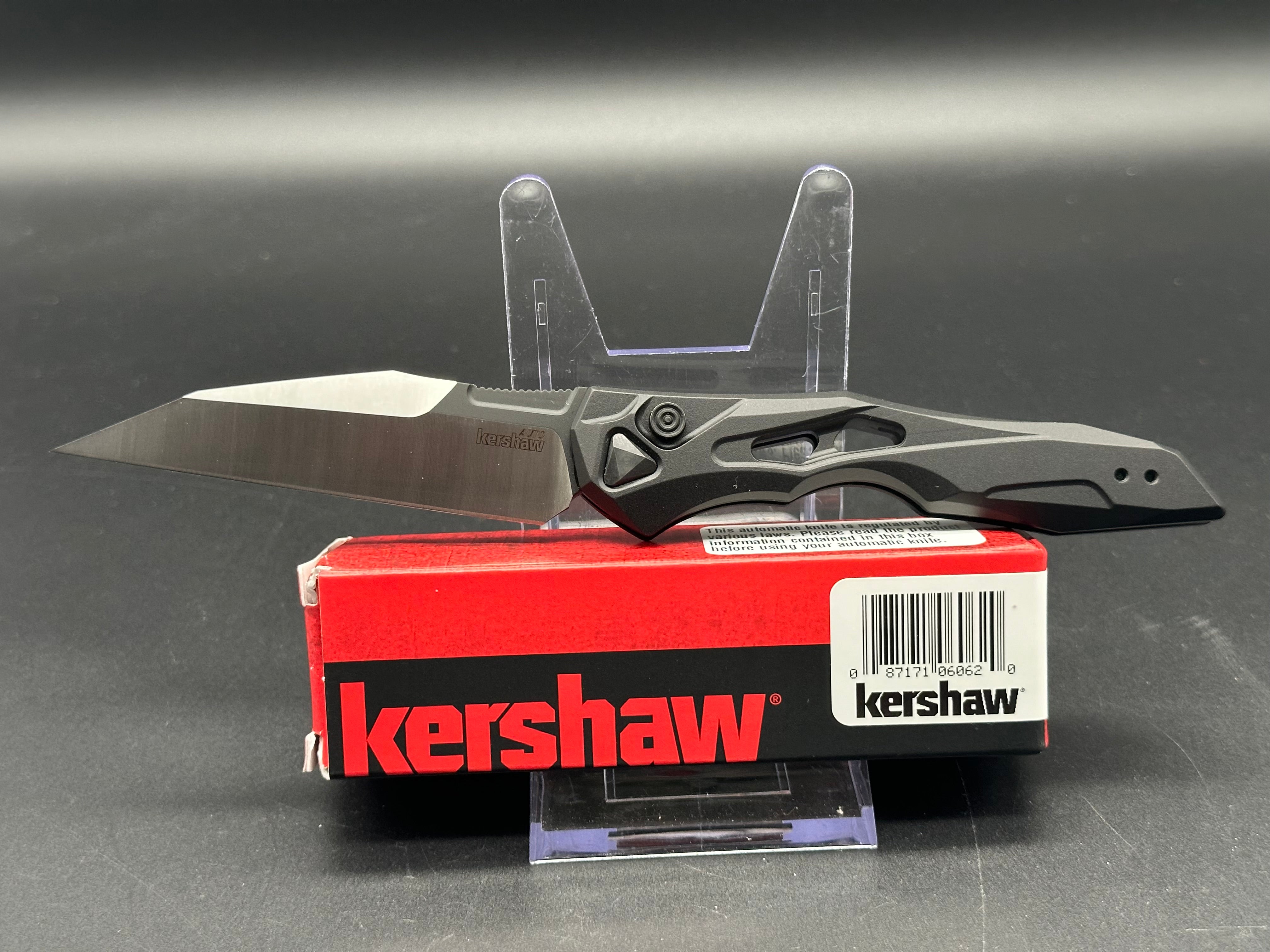 Kershaw Launch 13 Automatic Knife Black Aluminum (3.5" Black)