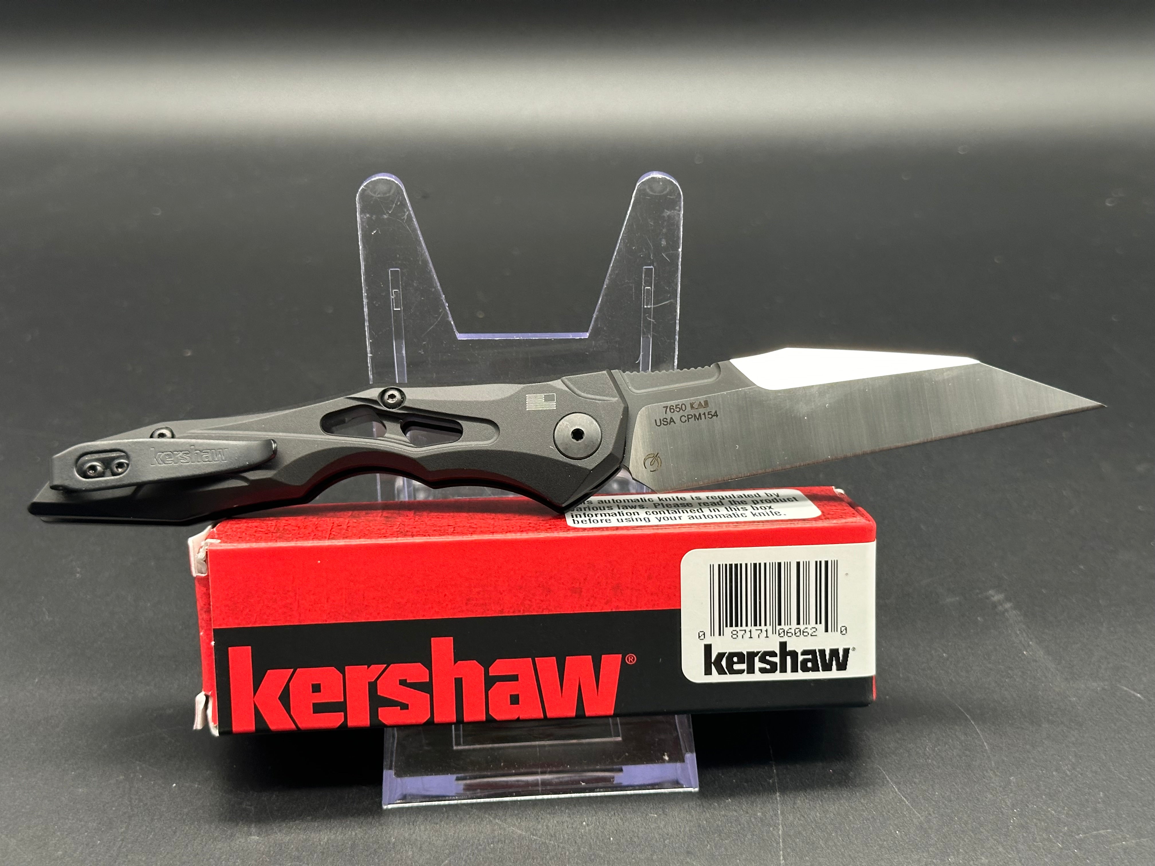 Kershaw Launch 13 Automatic Knife Black Aluminum (3.5" Black)