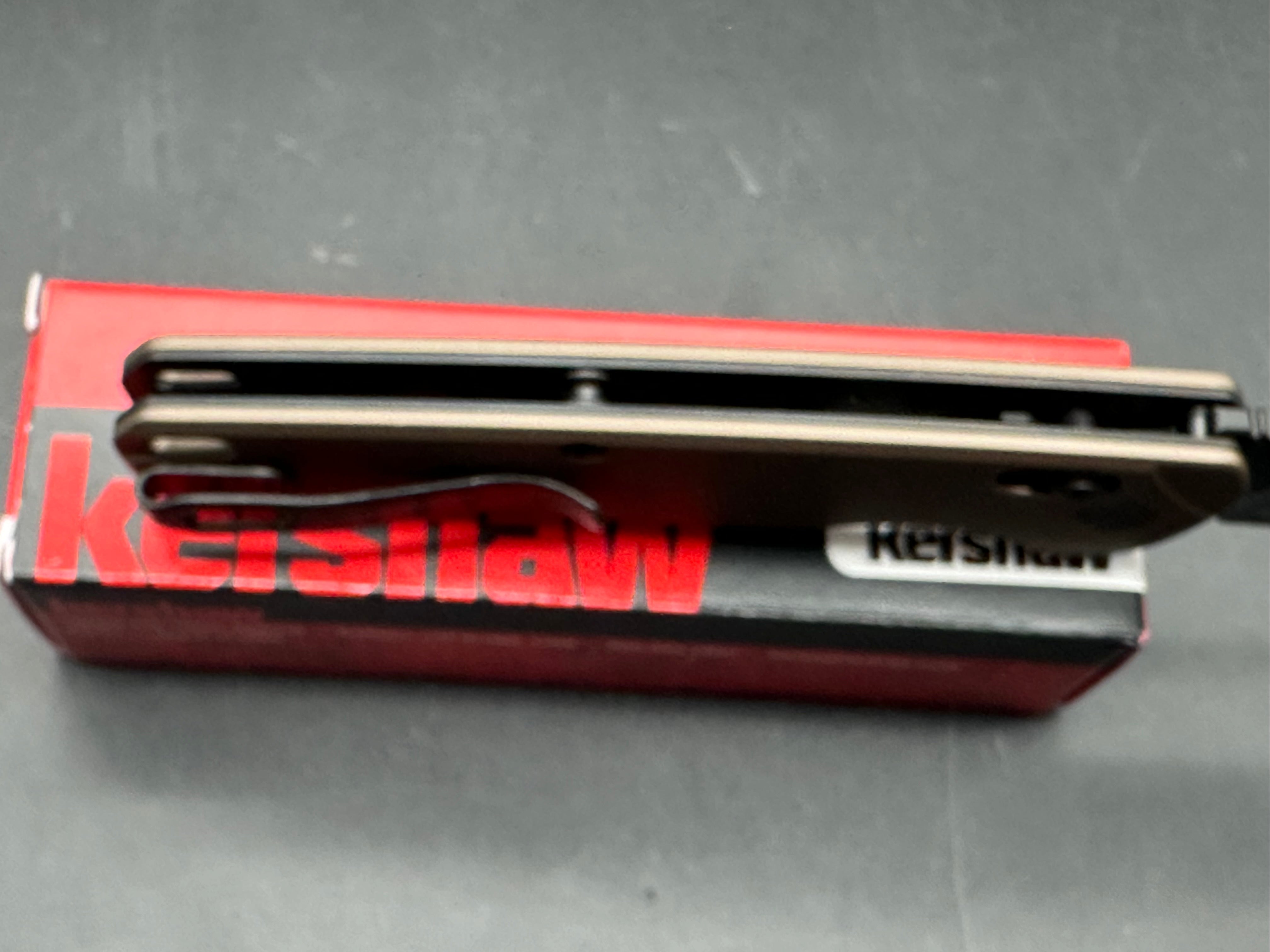 Kershaw Bel Air XL DuraLock Knife FDE Aluminum (3.4" Black)