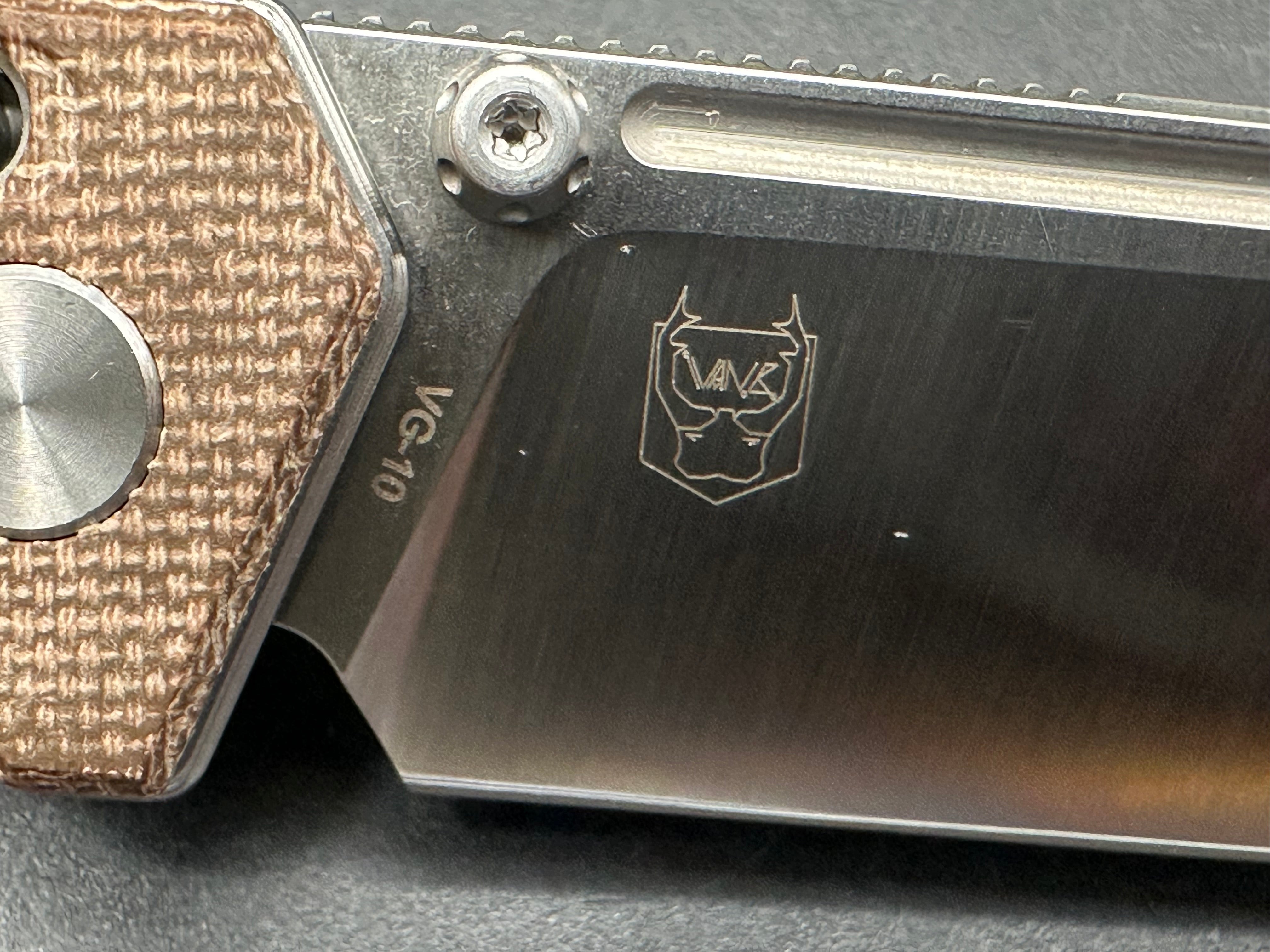 Real Steel Huginn Crossbar Lock Knife Micarta (3.65" Satin)