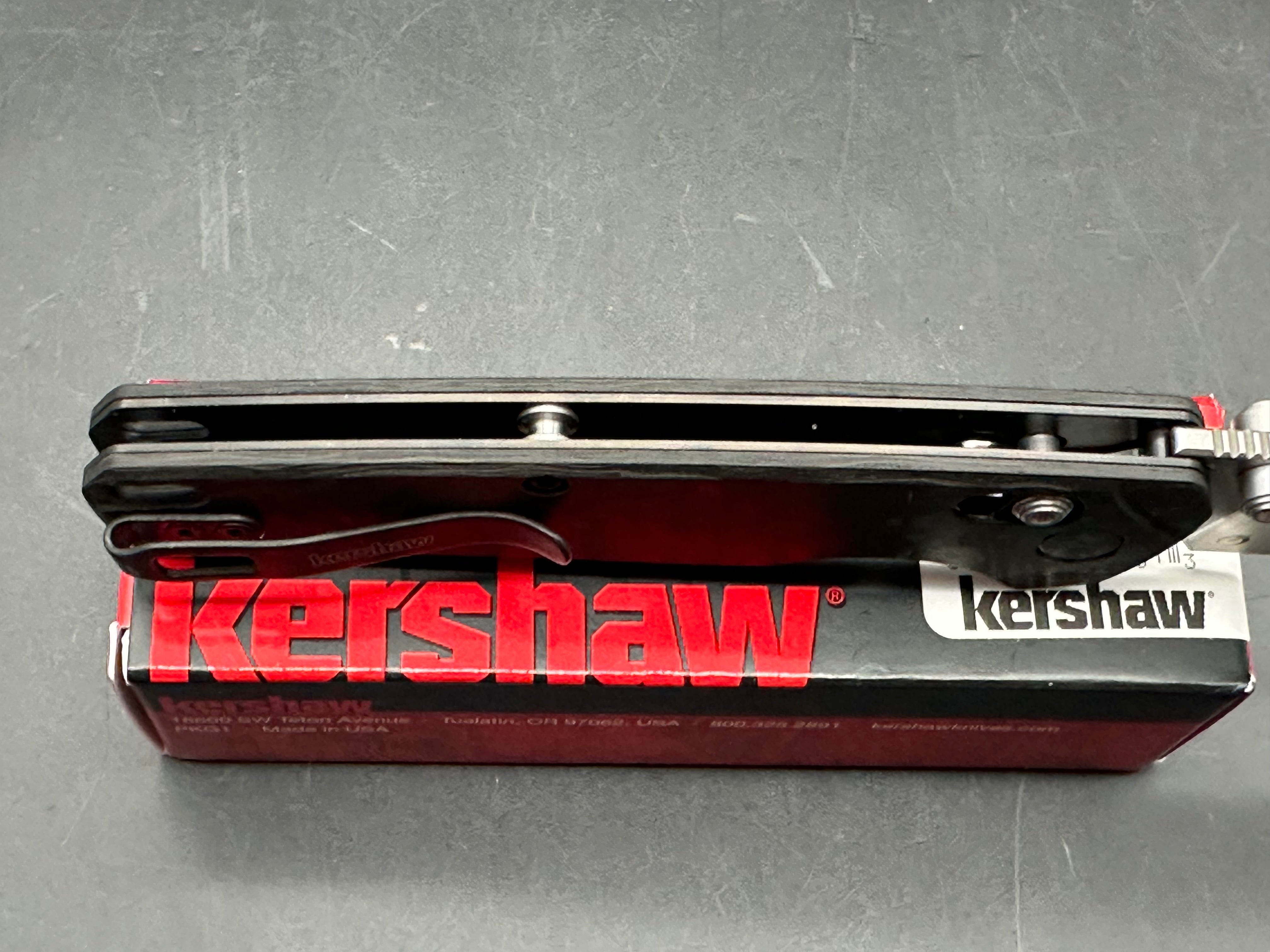 Kershaw Bel Air XL DuraLock Knife Carbon Fiber (3.4" Satin)