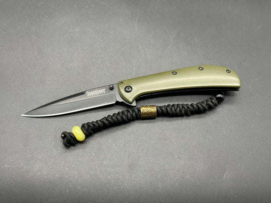 Kershaw Al Mar 4 black and green spring assist