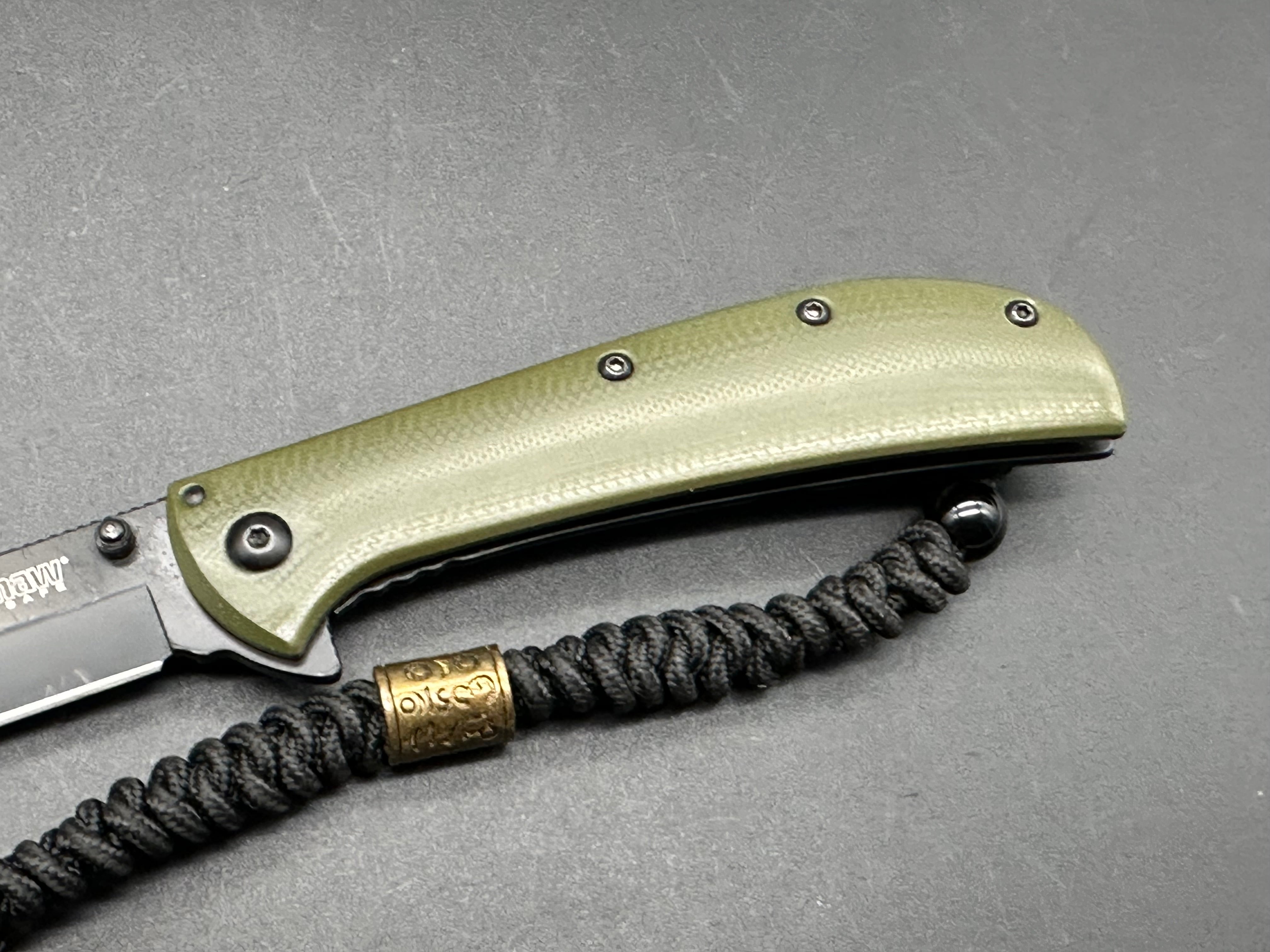 Kershaw Al Mar 4 black and green spring assist