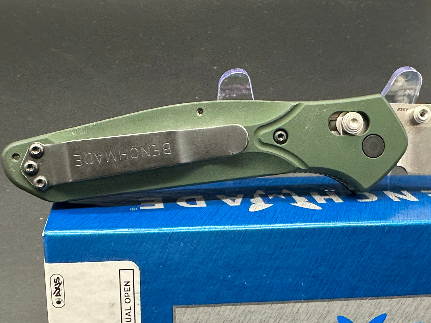 Benchmade 940 Osborne green aluminum