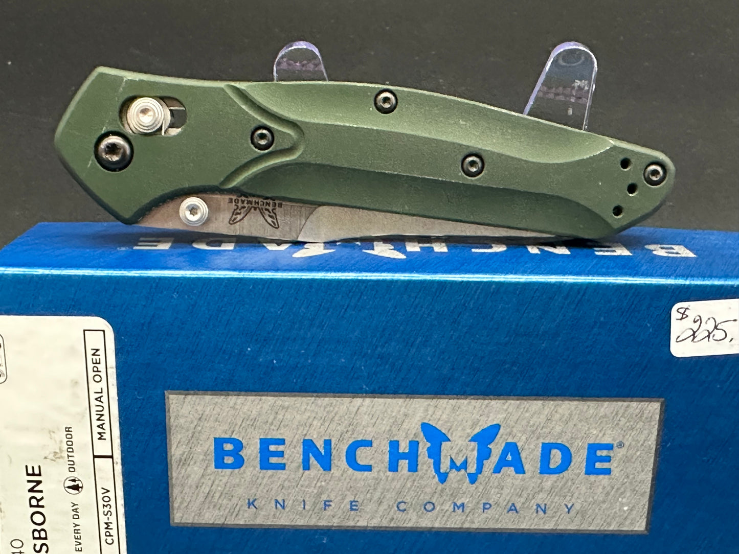 Benchmade 940 Osborne green aluminum