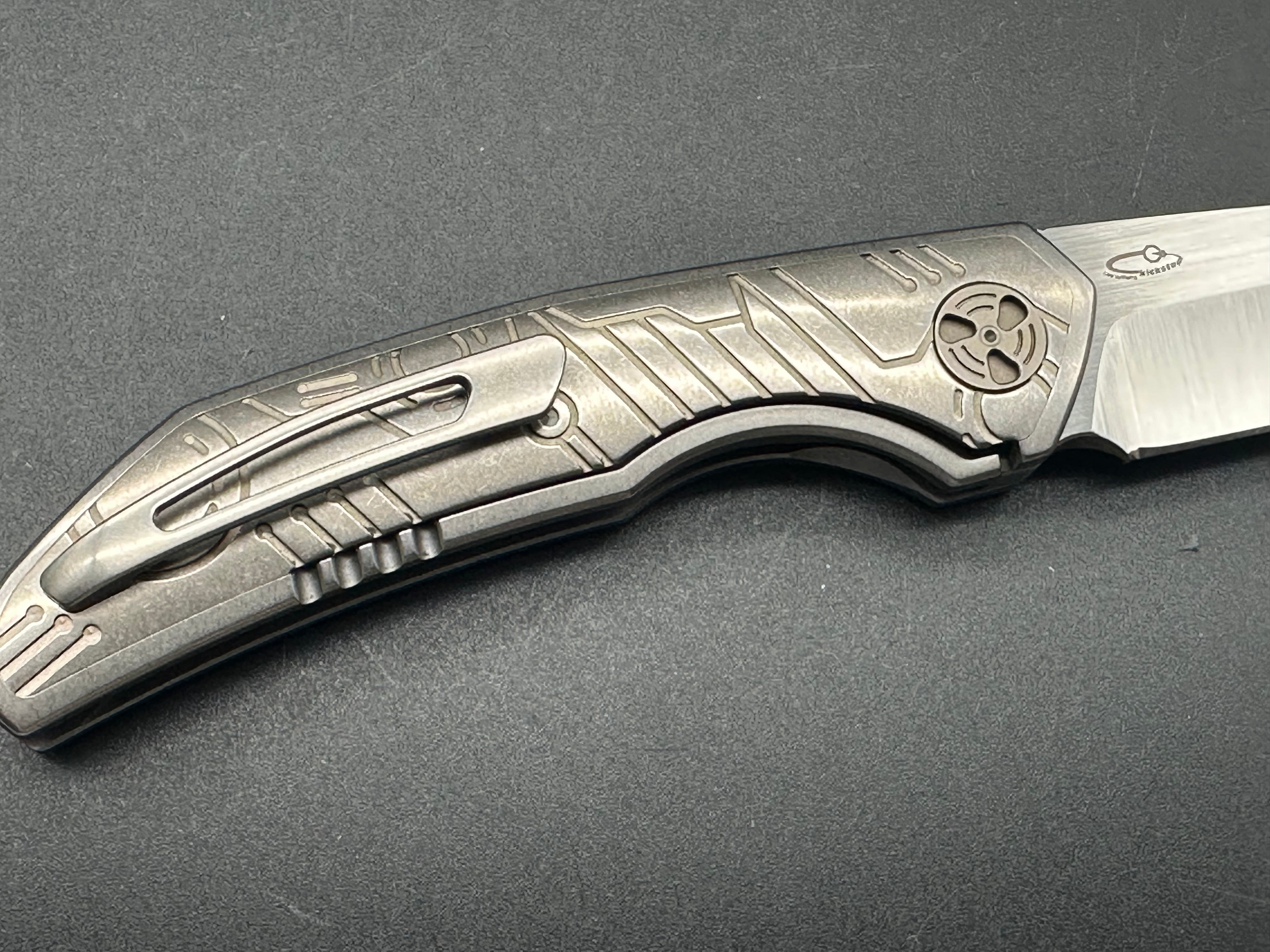 Wingman Ferus M390 Integral Titanium w/ Bronze Titanium Inlay