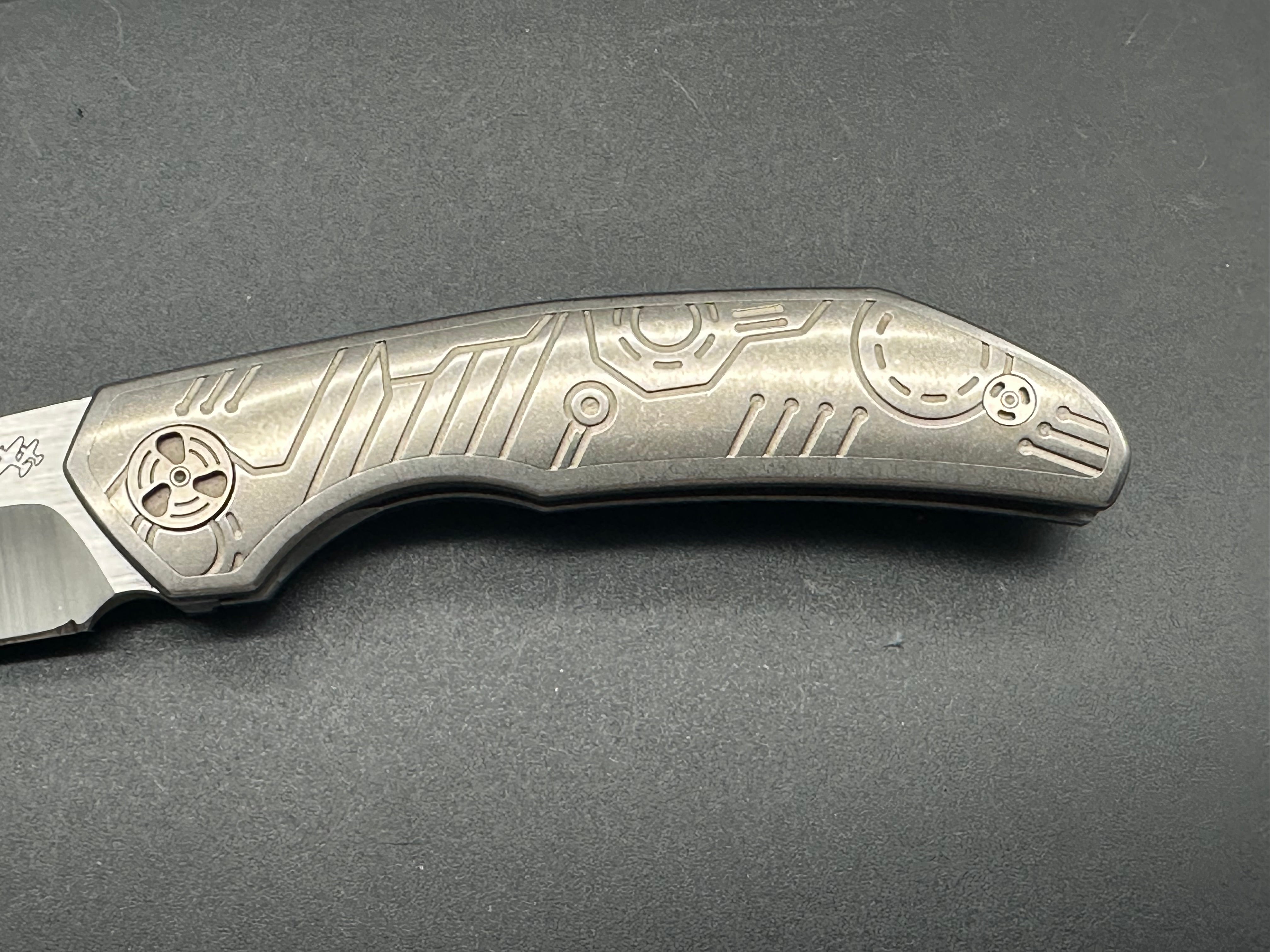 Wingman Ferus M390 Integral Titanium w/ Bronze Titanium Inlay