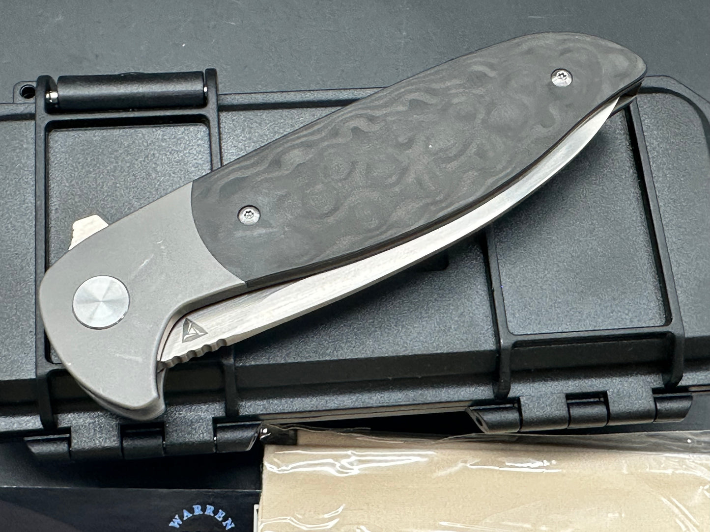 TUYA CALADAN FOLDING KNIFE CARBON FIBER HANDLE S90V