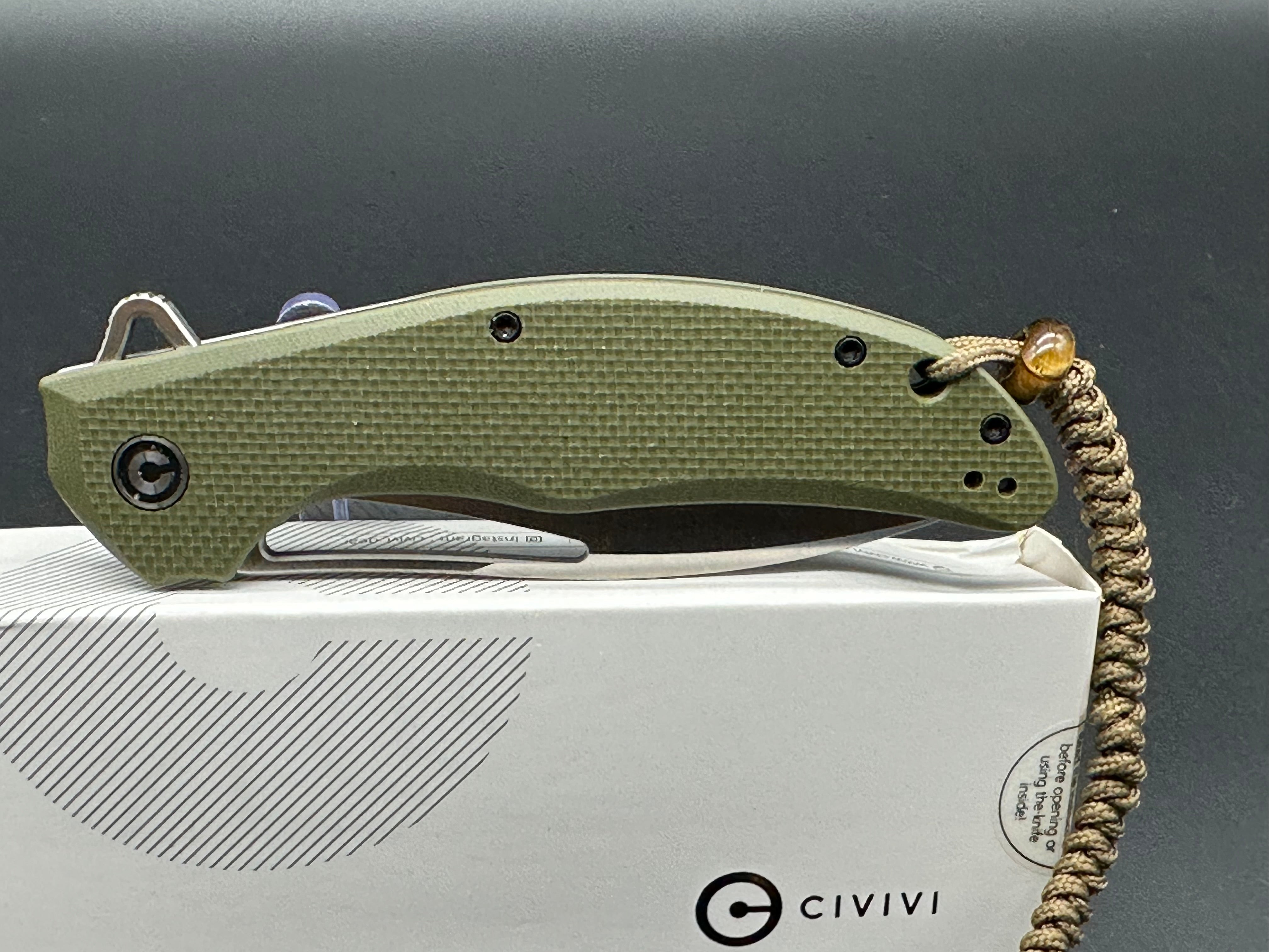 Civivi Vexer OD Green D2 plus lanyard