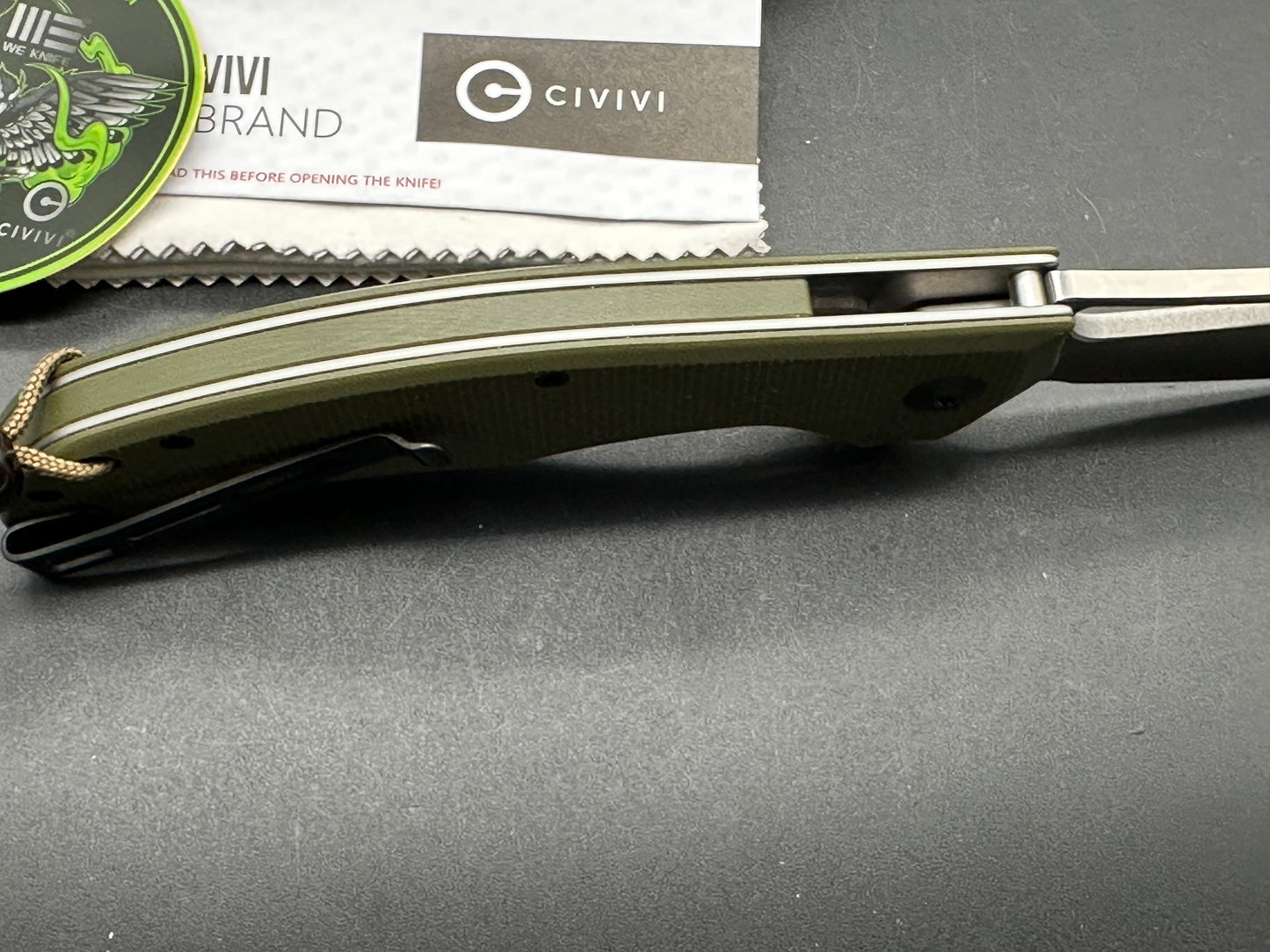 Civivi Vexer OD Green D2 plus lanyard