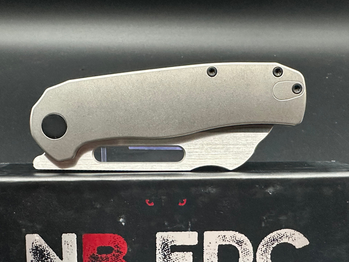 New Breed EDC Clydesdale titanium handle w/14C28N blade