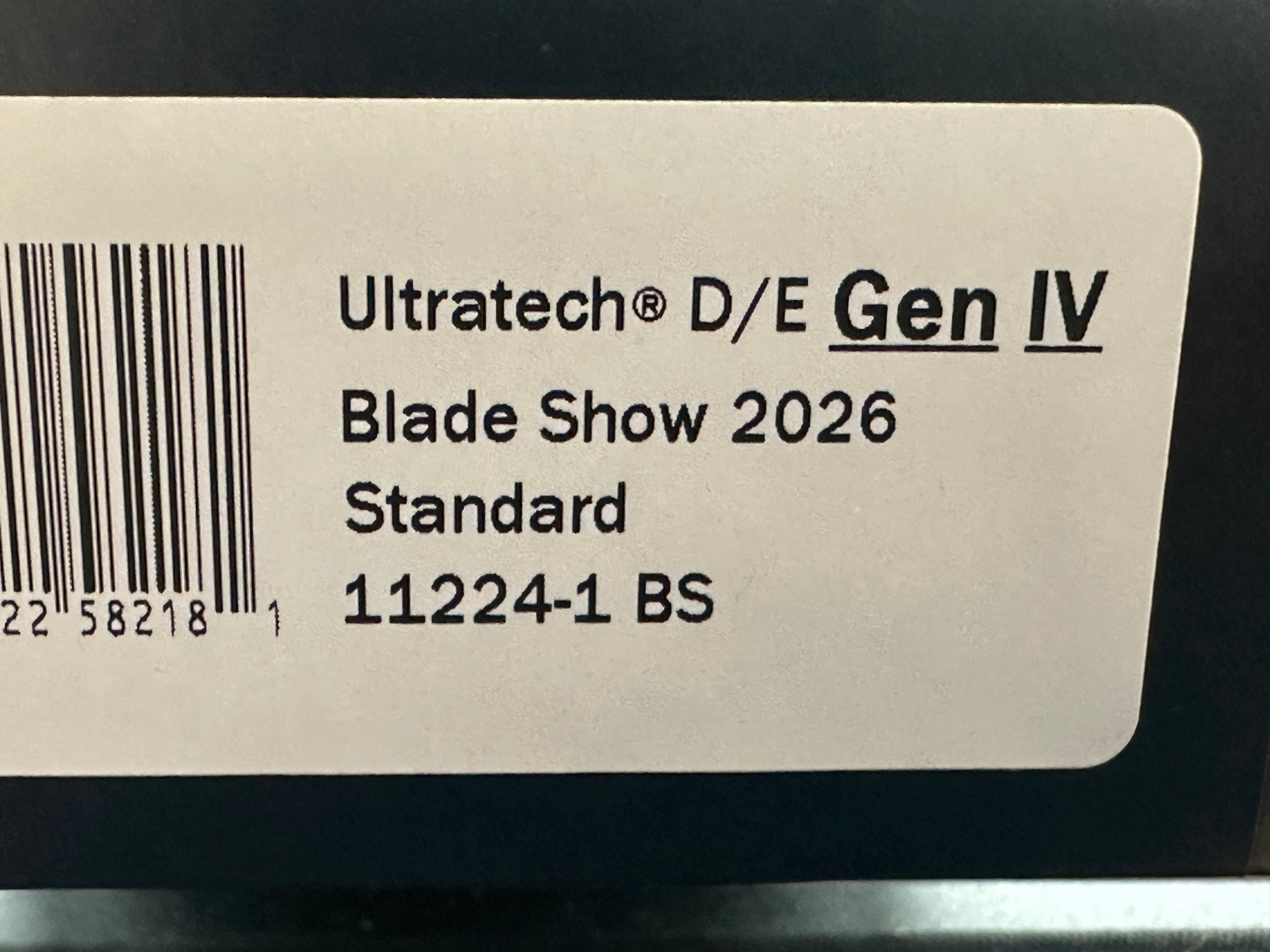 Microtech Ultratech Gen IV Blade Show special M390 blade