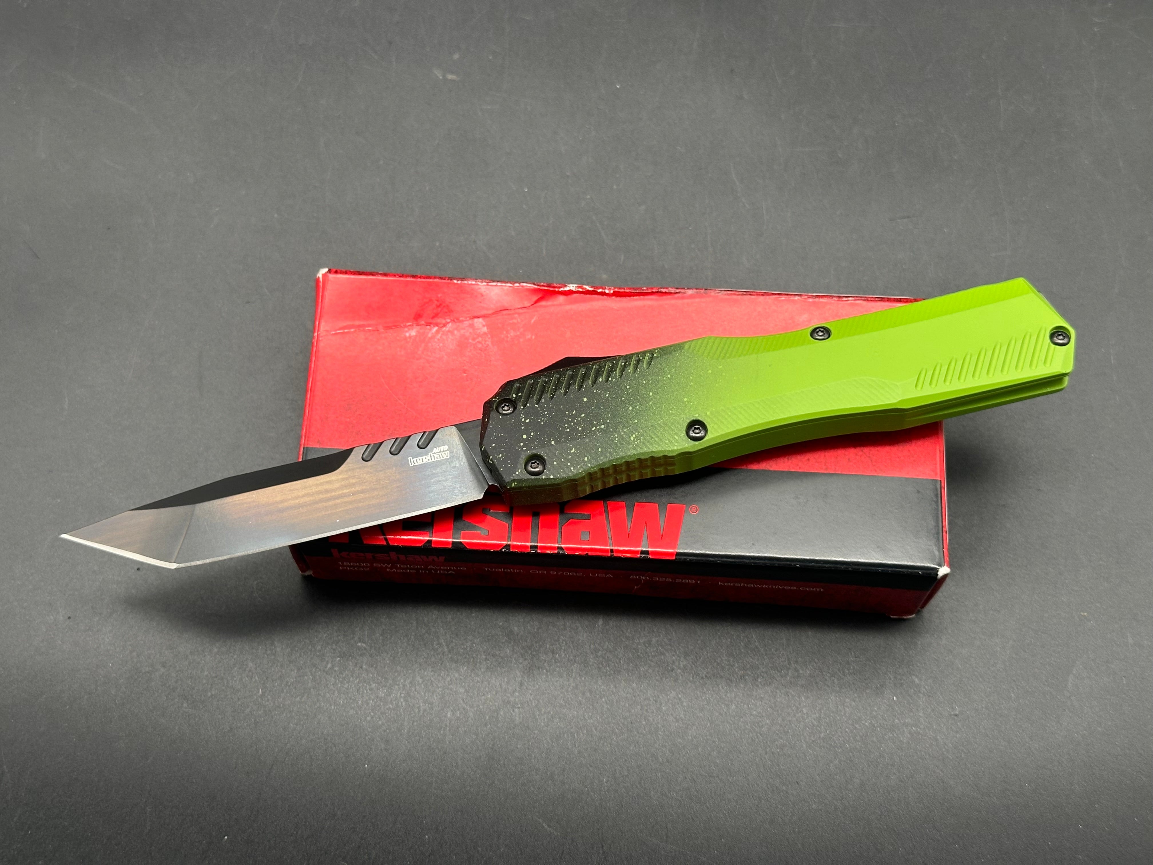 Kershaw livewire/ limited edition zombie cerakote from Blade Show Atlanta/ magnacut blade