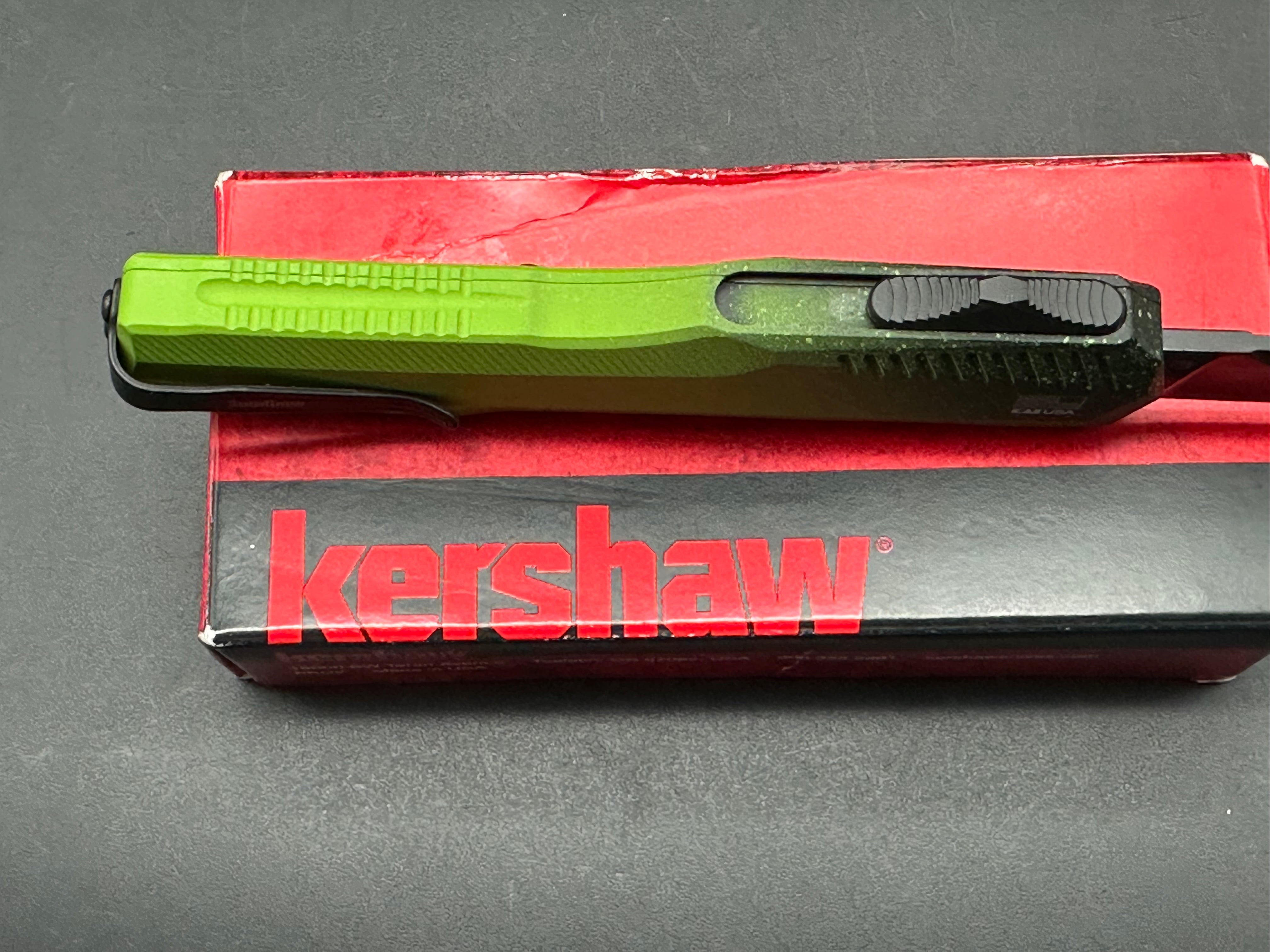 Kershaw livewire/ limited edition zombie cerakote from Blade Show Atlanta/ magnacut blade