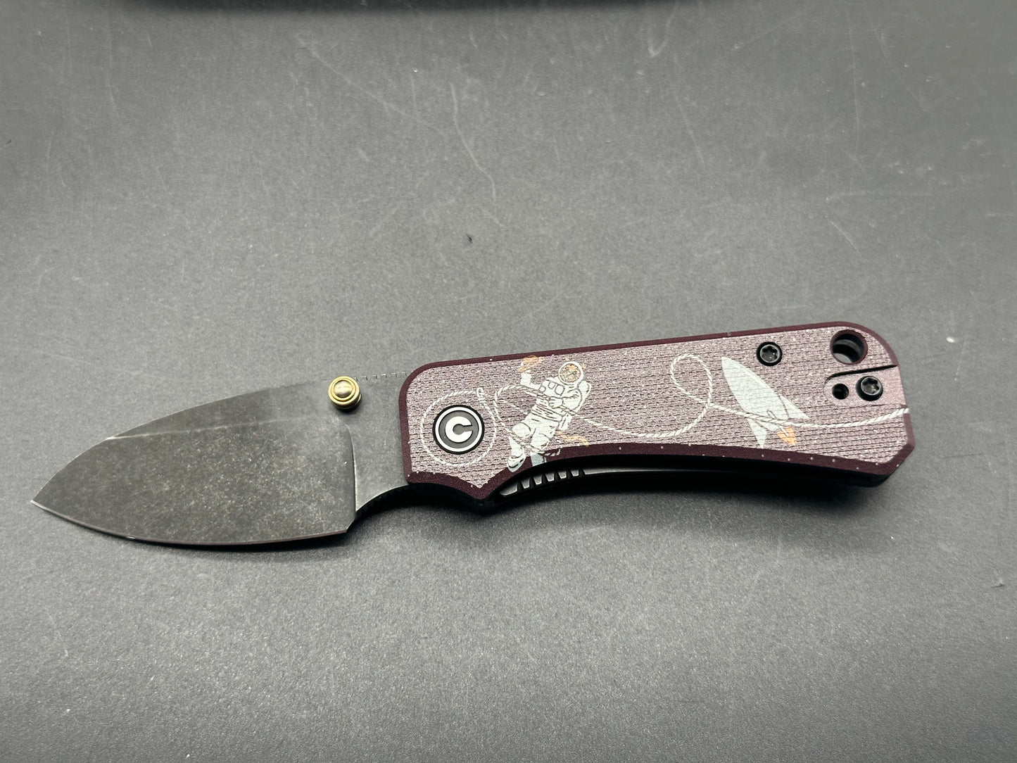 Civivi Baby Banter nitro-v blade w/ space kitty scales