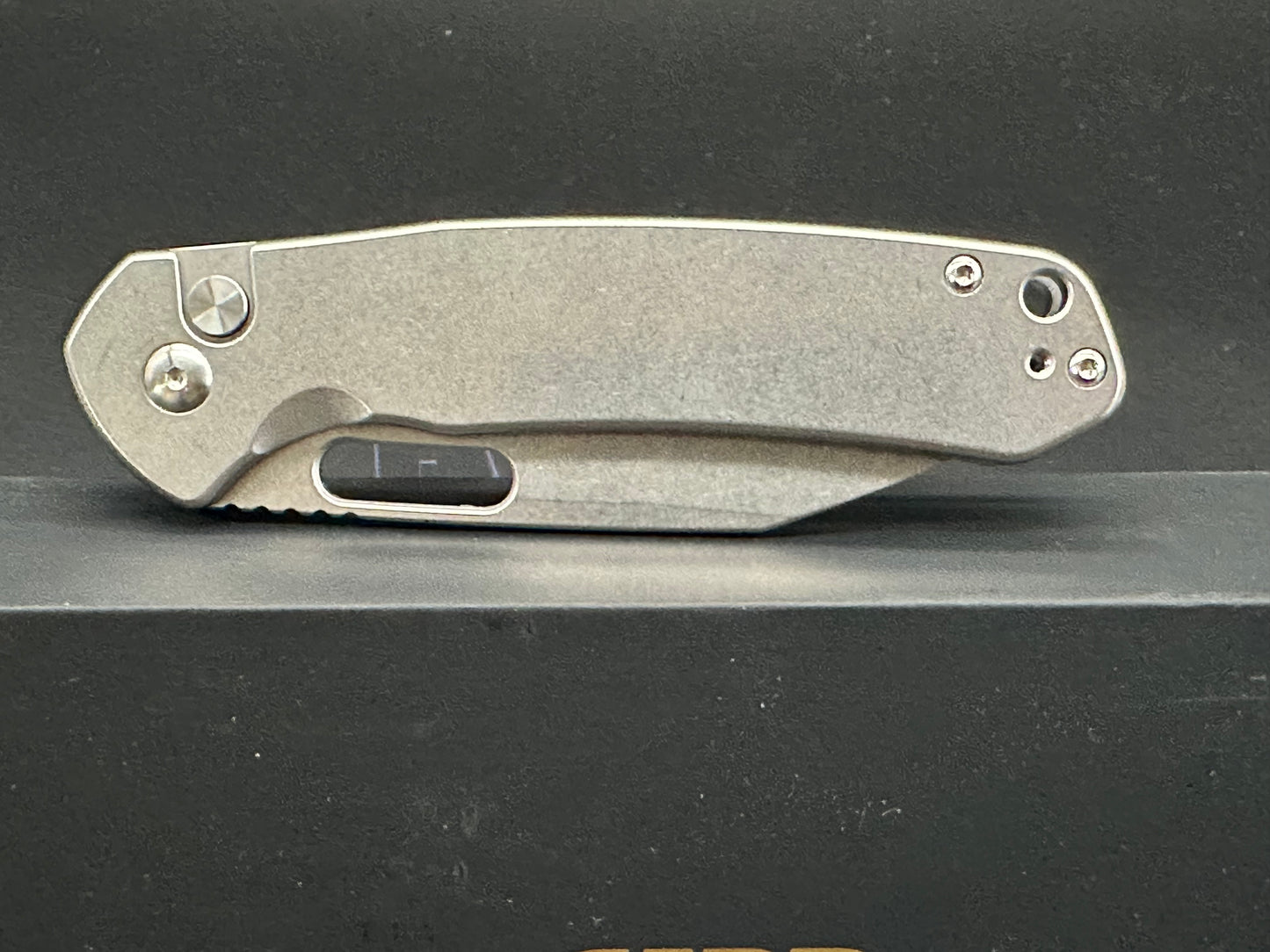 CJRB Pyrite Wharncliffe Steel handle