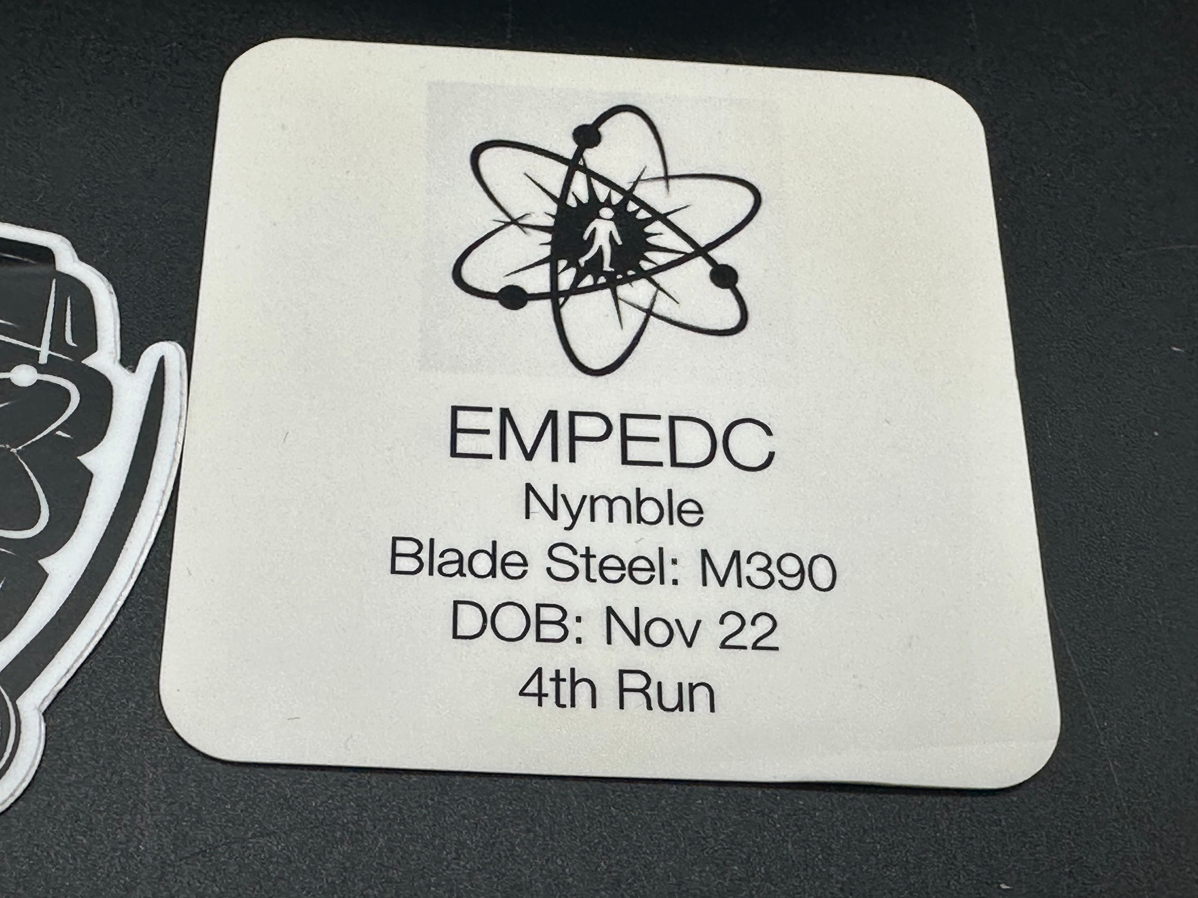 Empedc Nymble M390 4th Run custom ano hardware