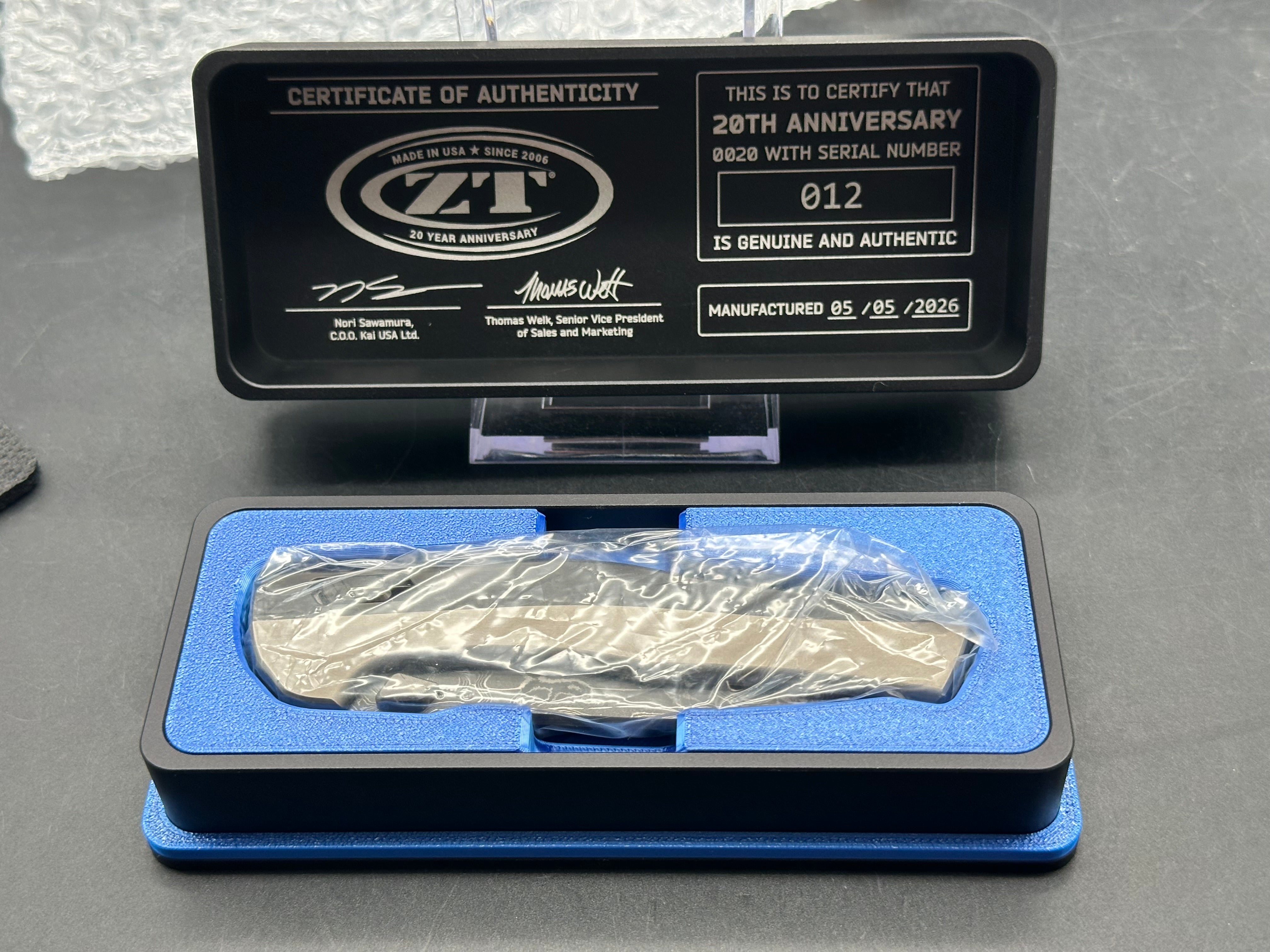 Zero Tolerance 0020 serial number #12/20