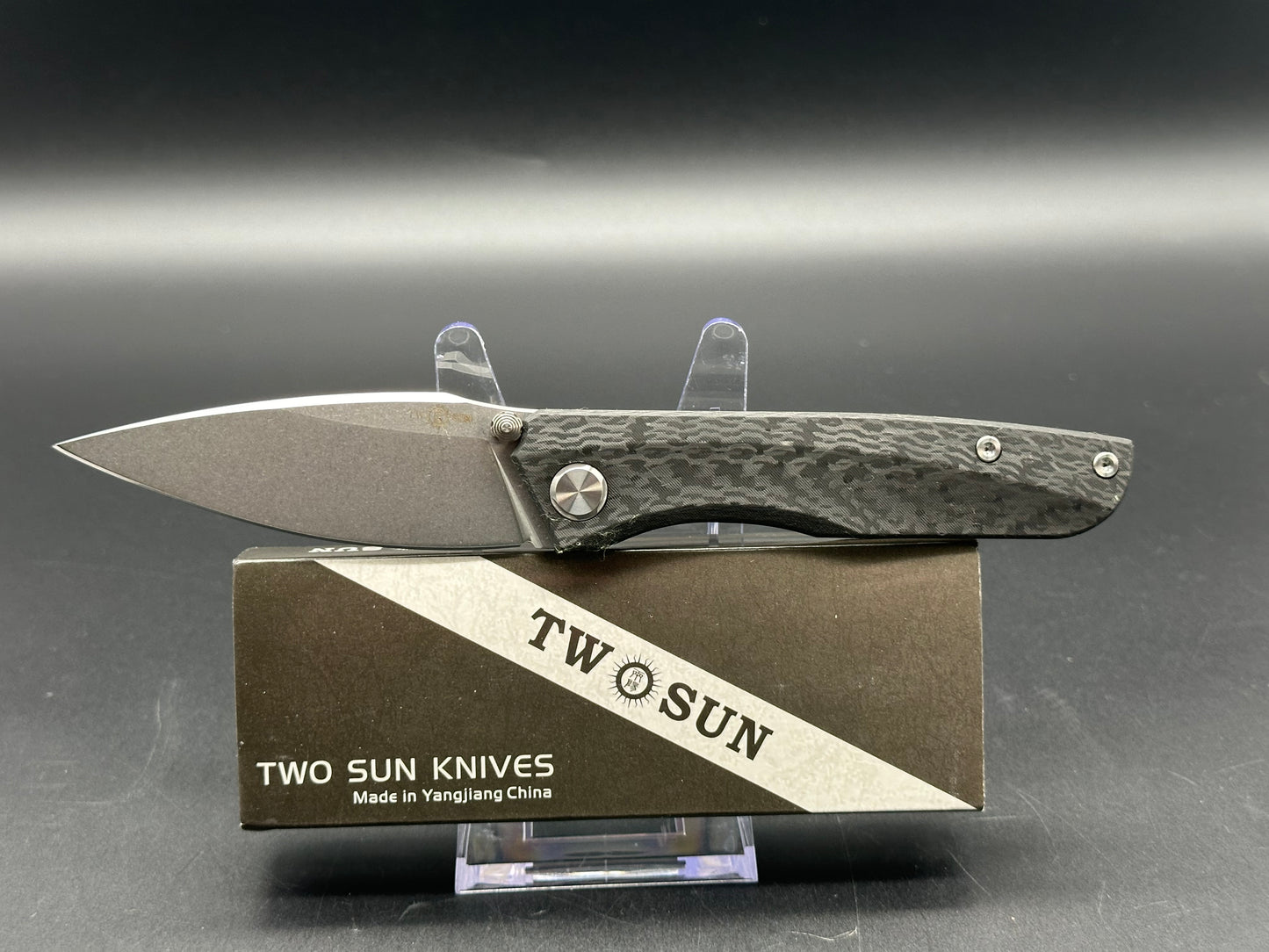 TWOSUN TS304 BLACK CARBON FIBER HANDLE 14C28N