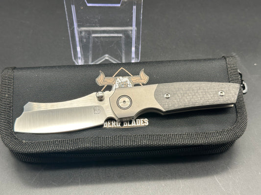 Berg mini Barber carbon fiber satin m390 blade