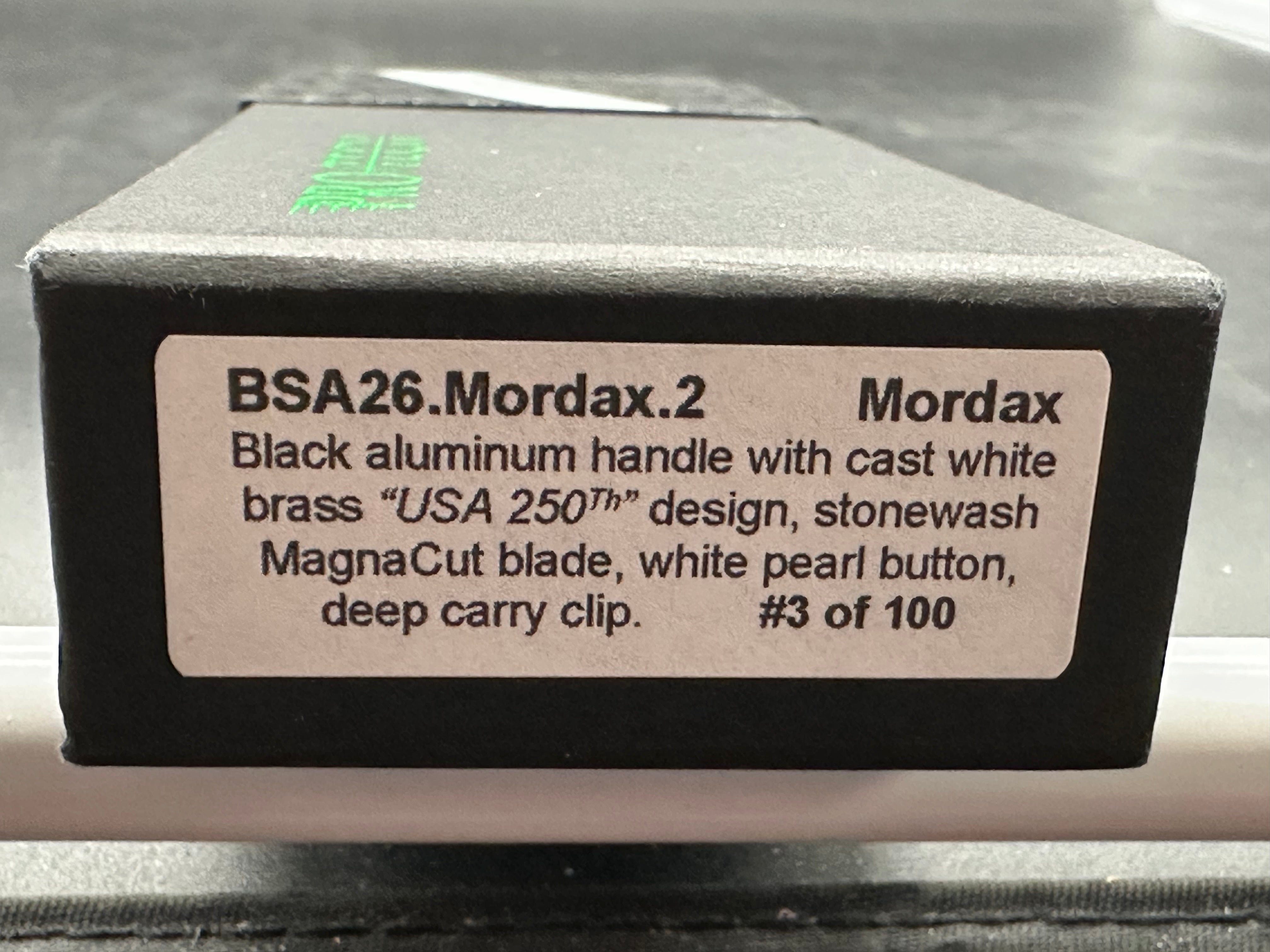 Protech Mordax Button Lock Flipper - Blade Show Atlanta 2026 Exclusive #3/100