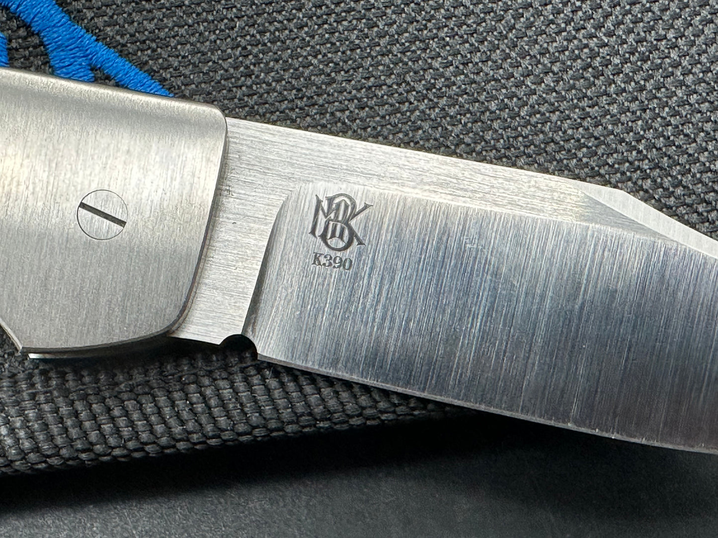 MBK (Monterey Bay Knives) Iron Horse micarta scales w/K390 blade