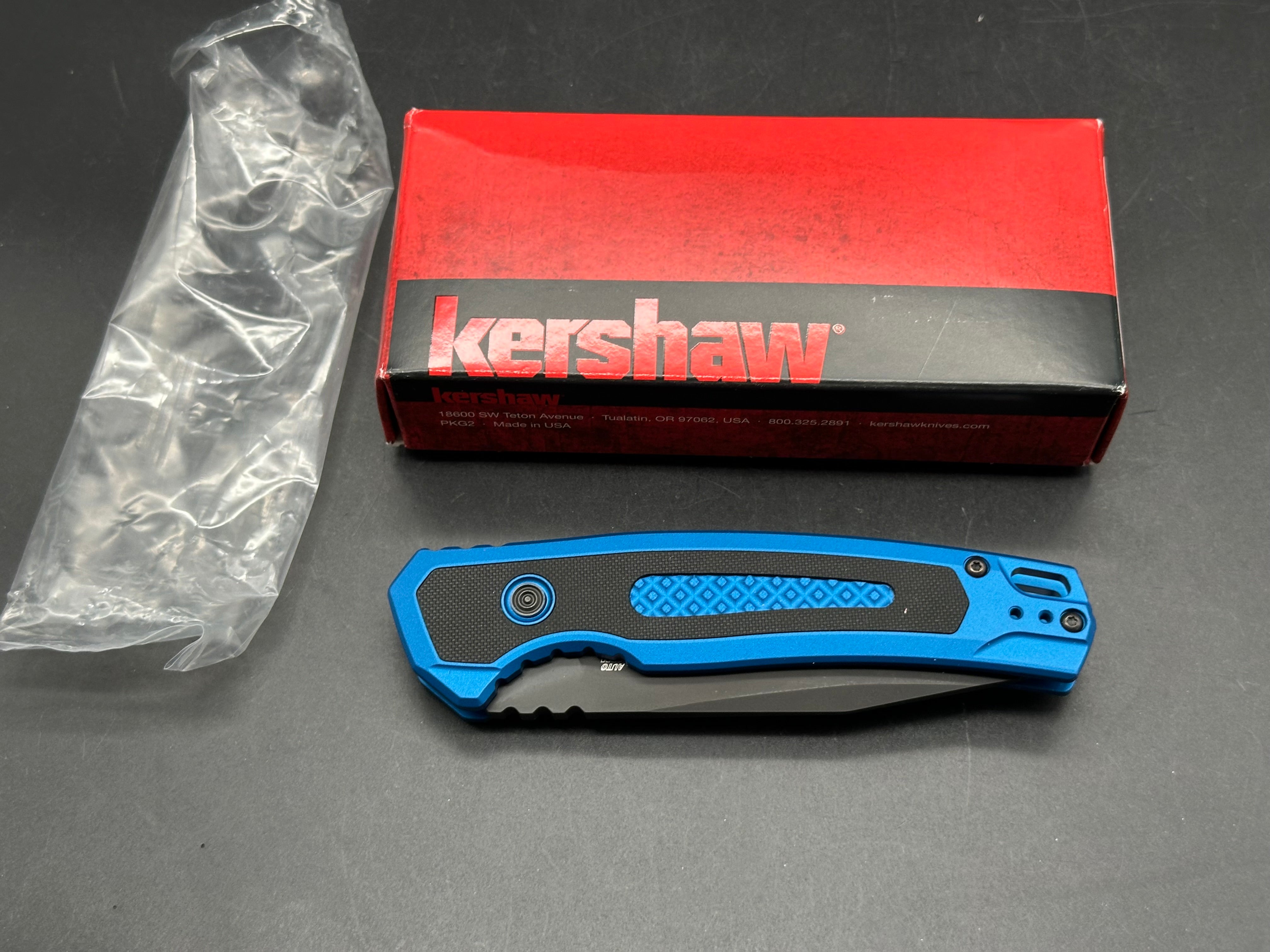 Kershaw Launch 21 Blue Aluminum Handles CPM M4
