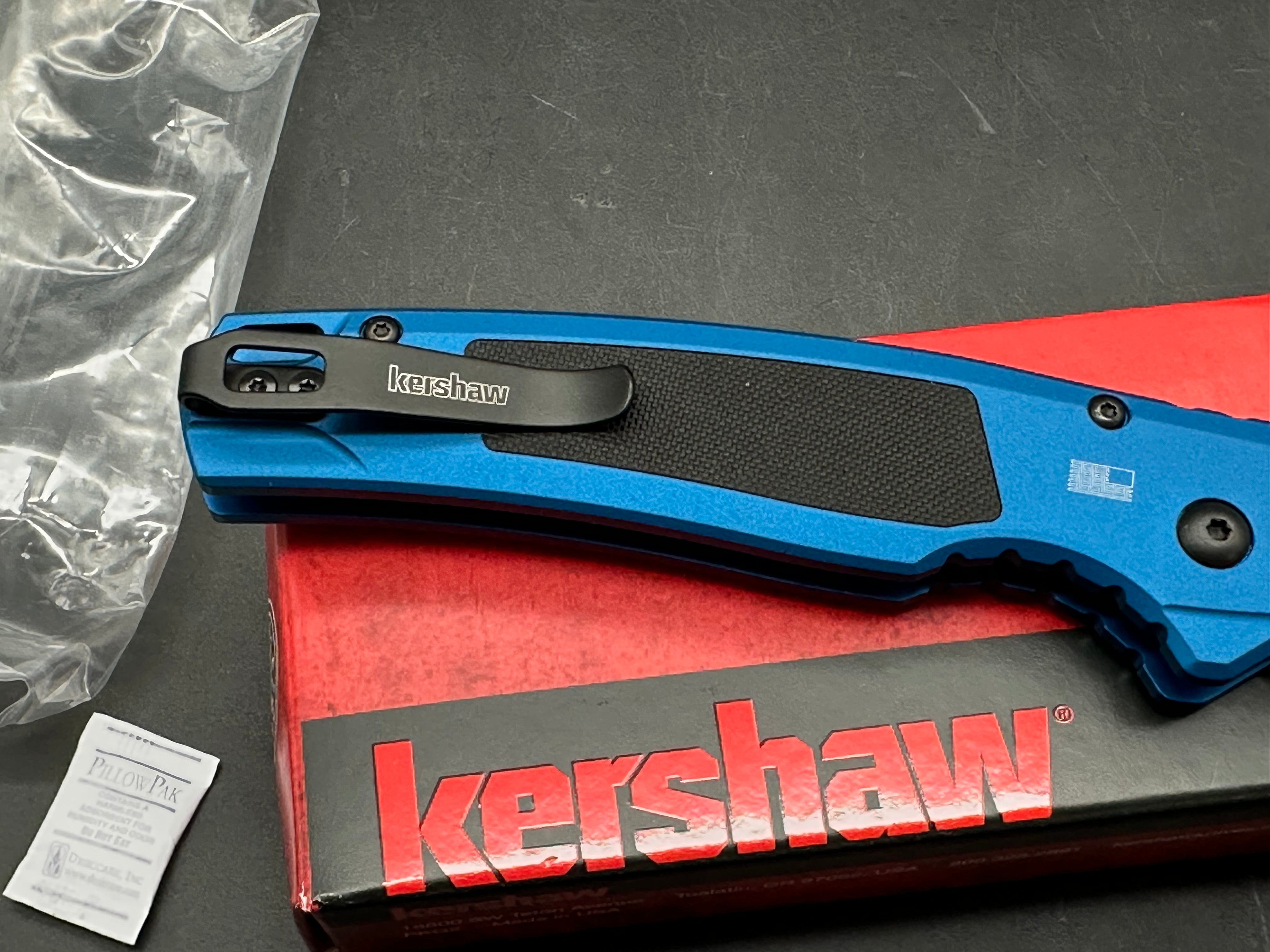Kershaw Launch 21 Blue Aluminum Handles CPM M4