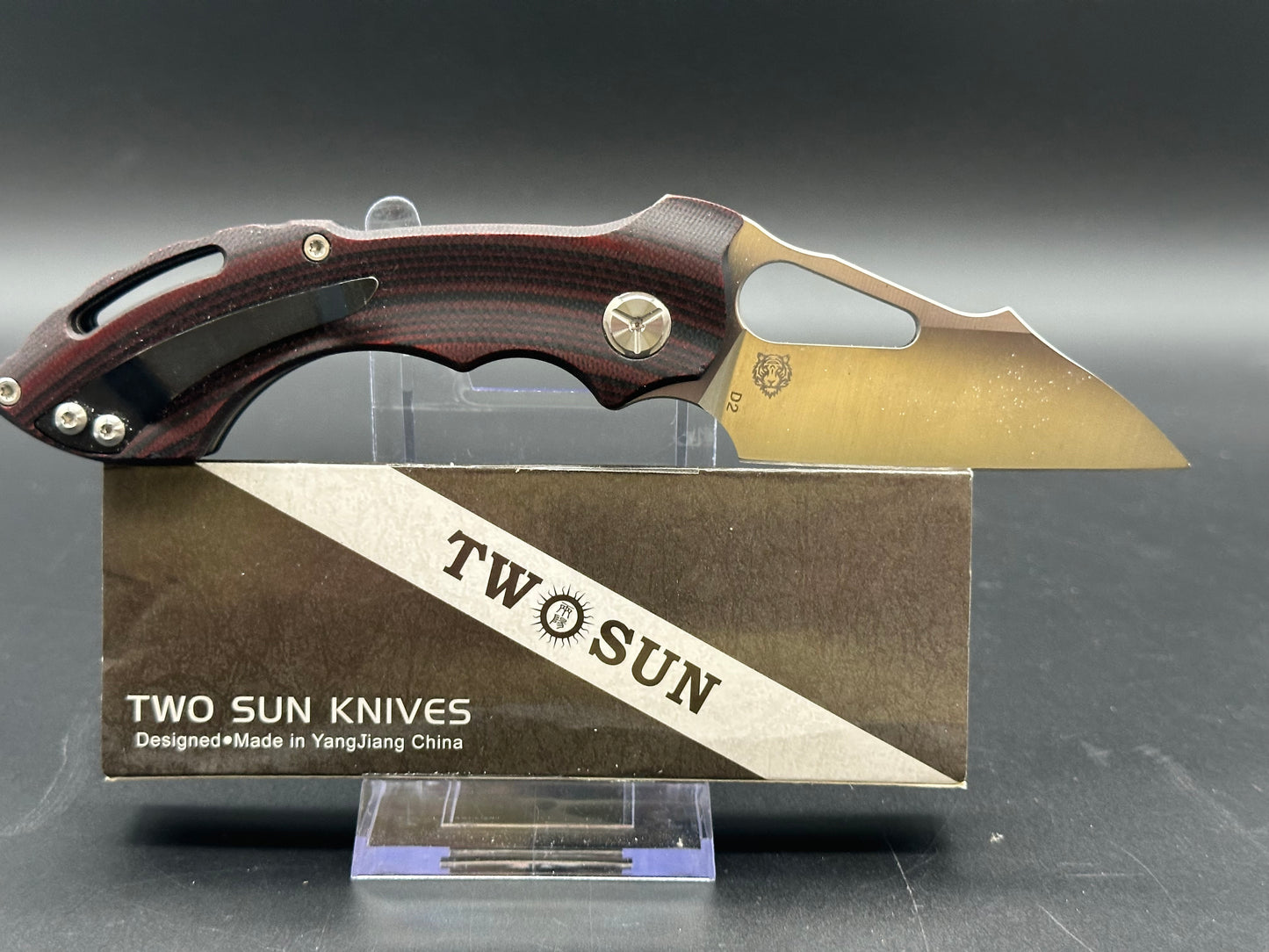 Twosun TS108 D2 and TS47 D2 bundle deal both knives for one price