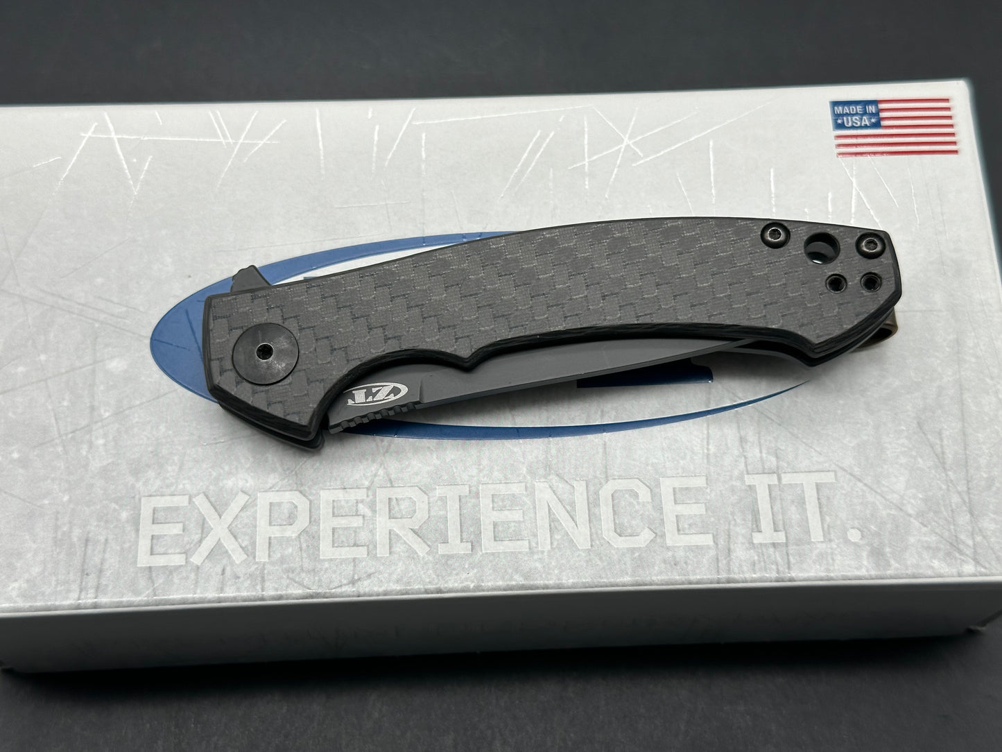 Zero Tolerance Sinkevich 0450CF Flipper Knife Carbon Fiber (3.25" Black)