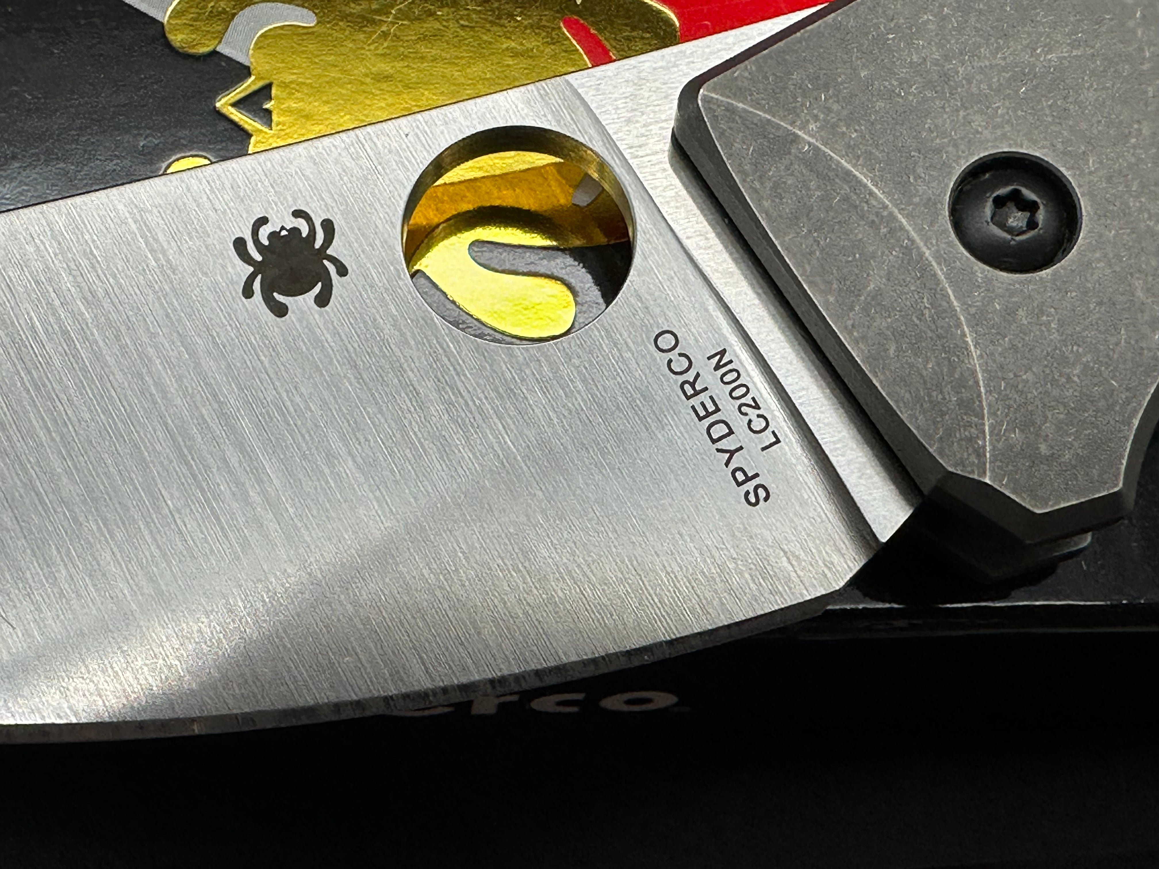 Spyderco Spydiechef titanium w/LC200N blade